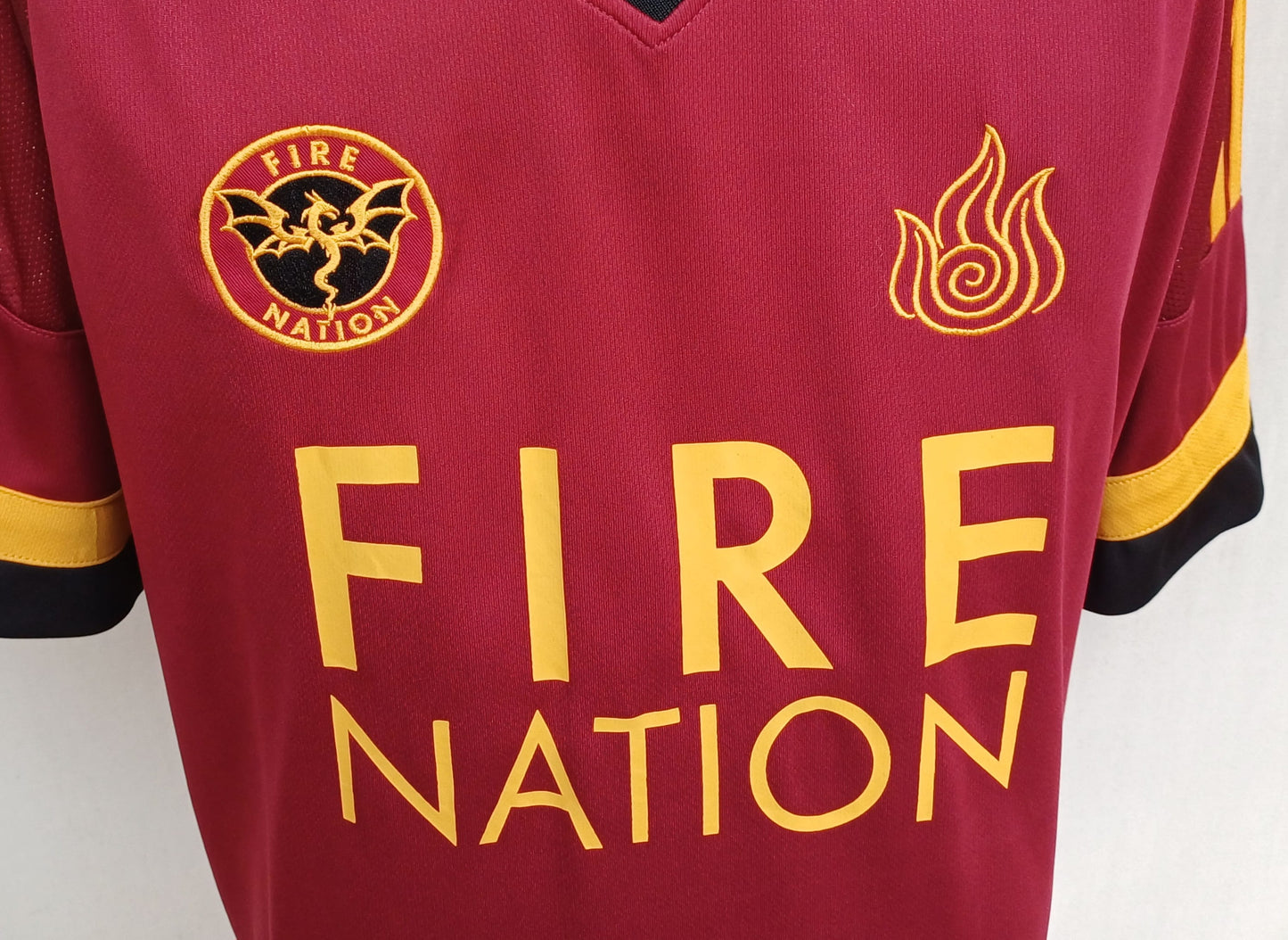Avatar The Last Airbender Fire Nation #1 Zuko Nickelodeon Jersey Mens XL
