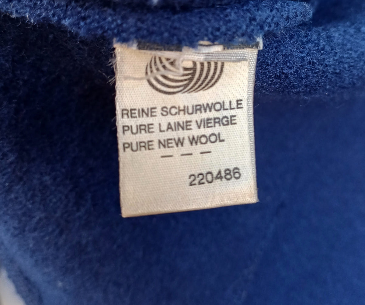 Vintage 90s Geiger Womens Pure Wool Knit Button Jacket Size 42/Large