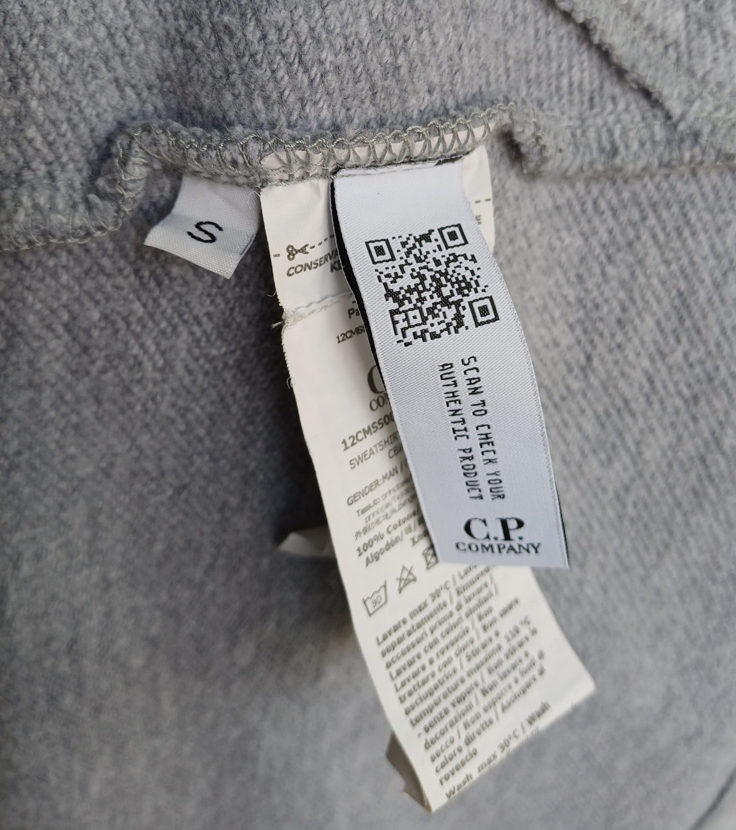 CP Company Full Zip Hoodie Mens S