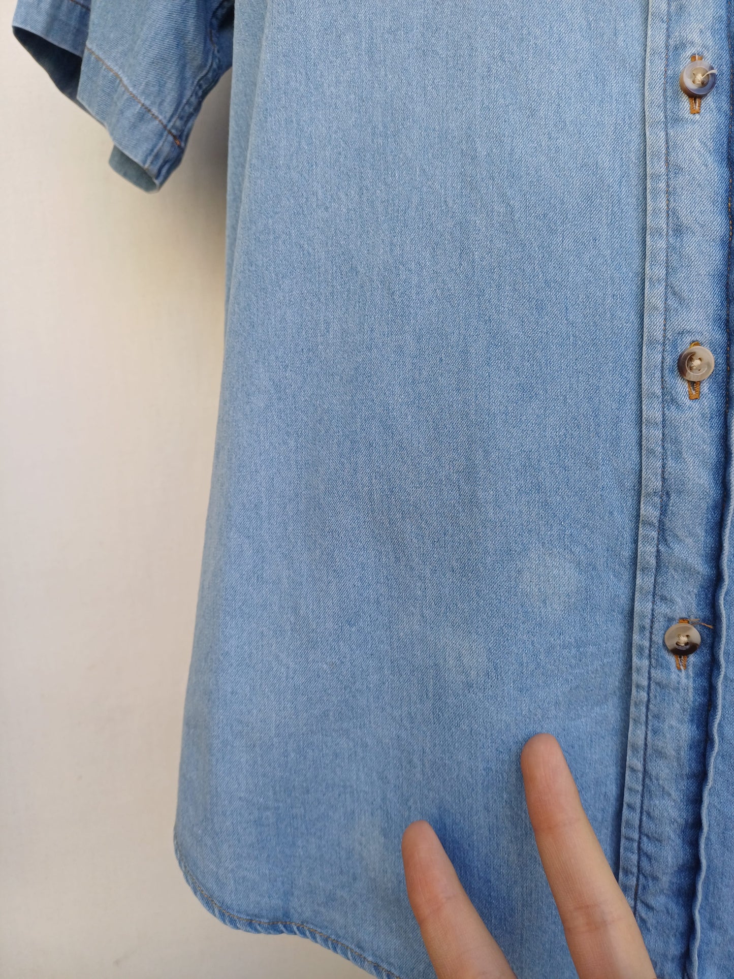 Vintage Polo Ralph Lauren Denim Button Down shirt Mens L