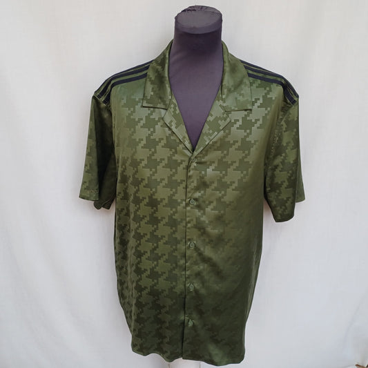 New Without Tags Adidas X Ivy Park Satin Button Shirt Mens L