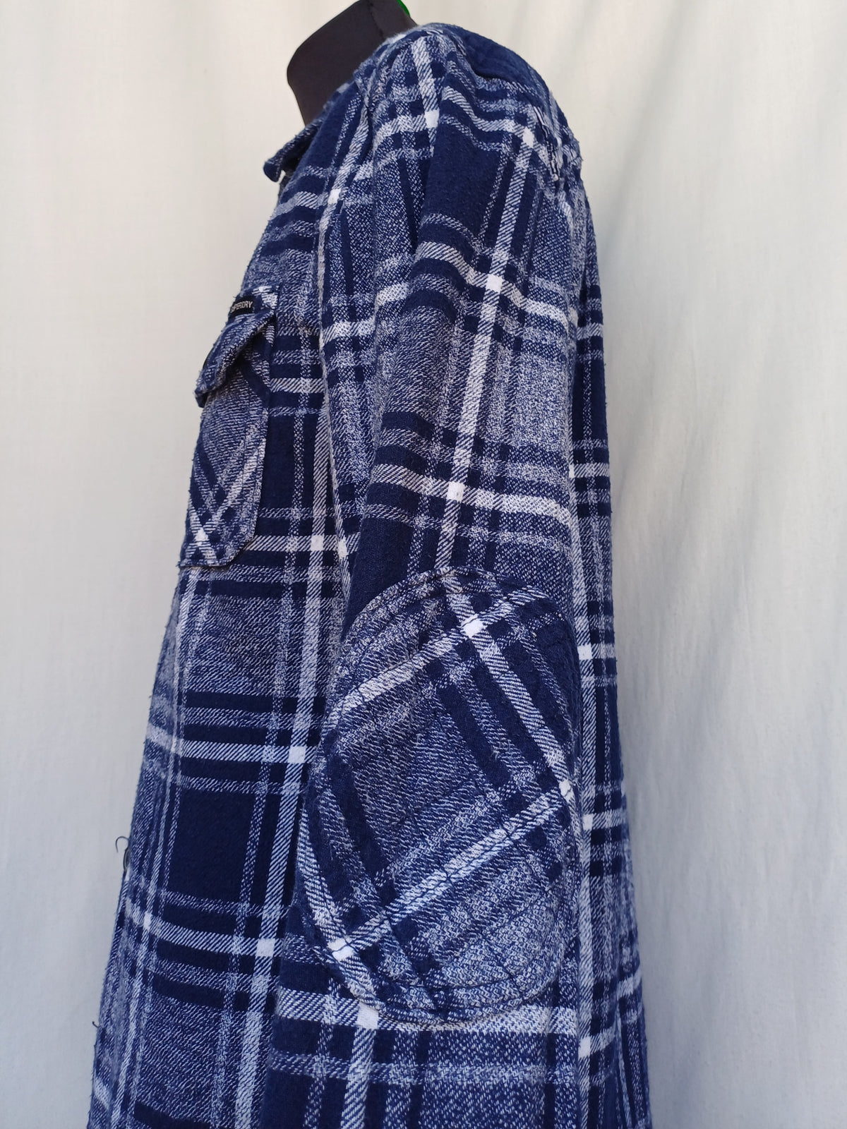 Superdry Lumberjack Fit Plaid Button-Up Flannel Shirt Mens M