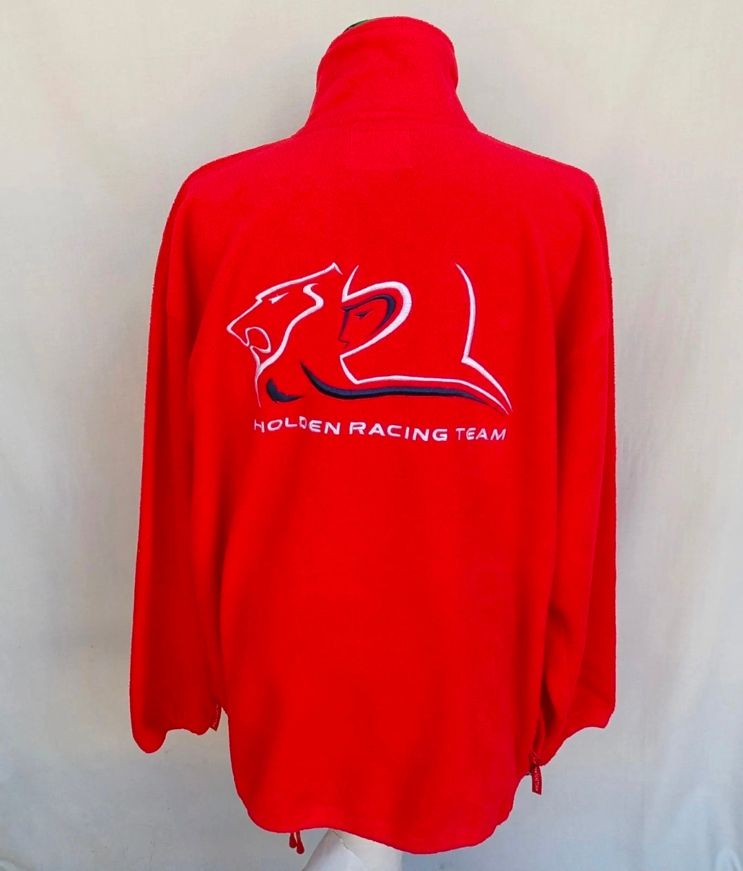 Vintage Holden Racing Team HSV Lions Den Zip Fleece Pullover Sweater Mens XL