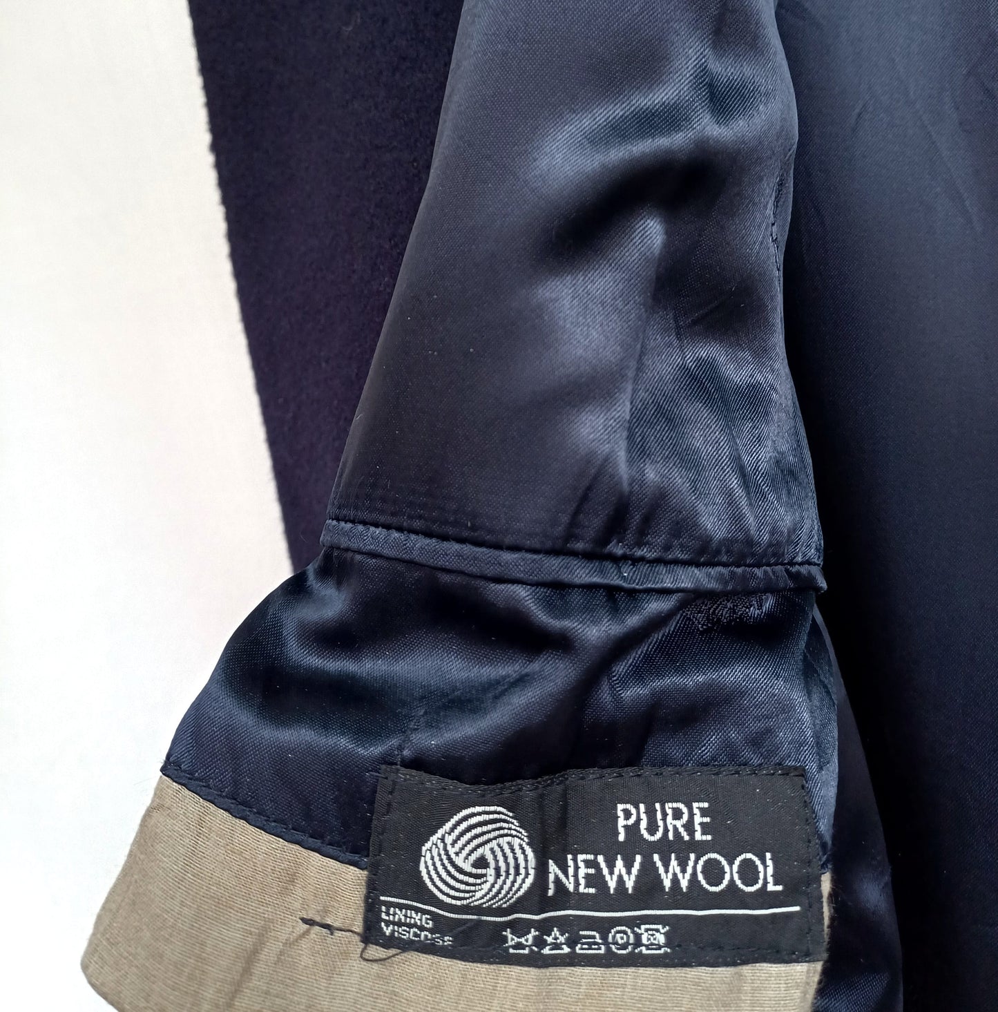 Crombie Mens Pure Wool Button Coat Long Overcoat EU 52/UK 44