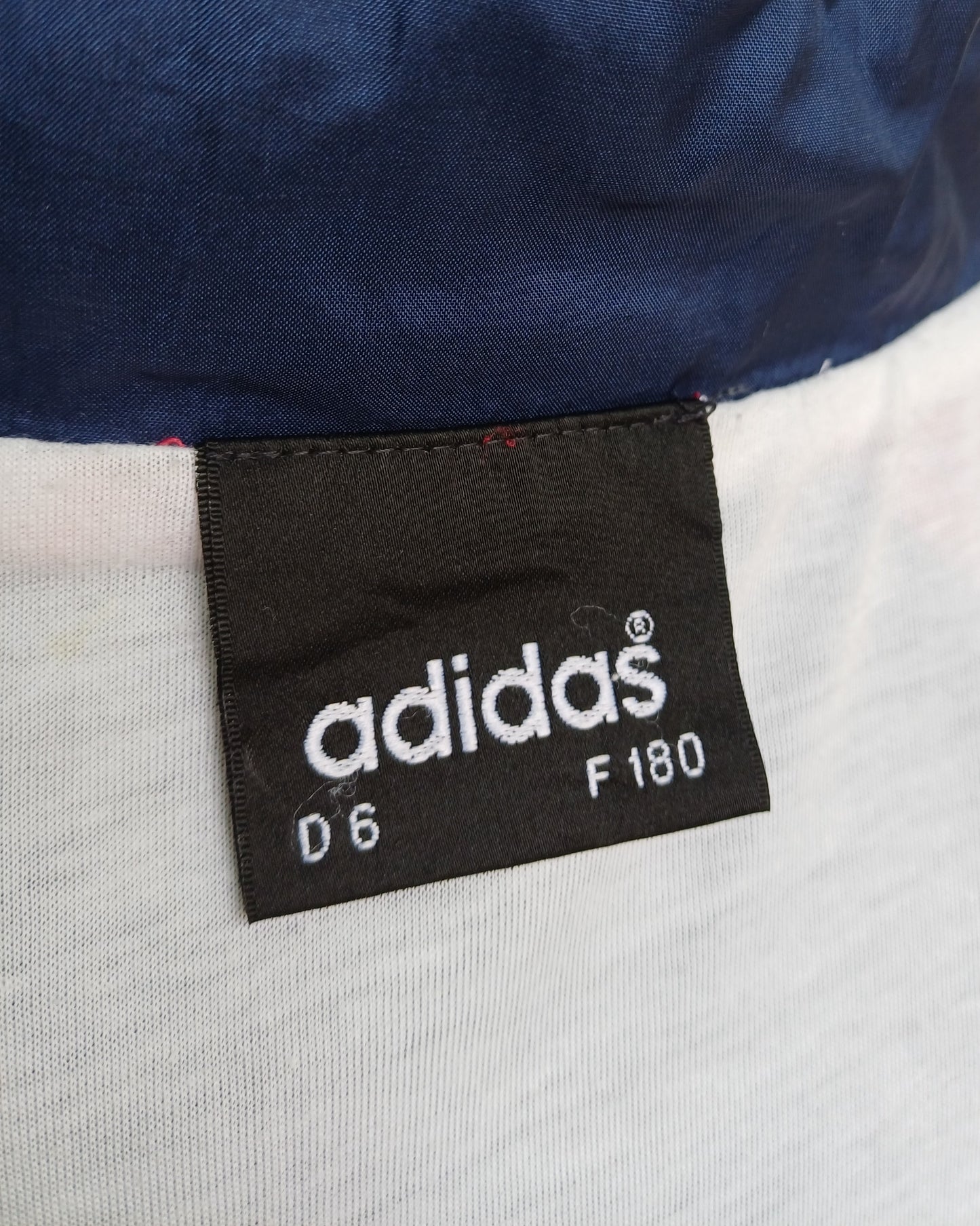 Vintage 90s Adidas Nylon Zip Track Top Jacket Mens M