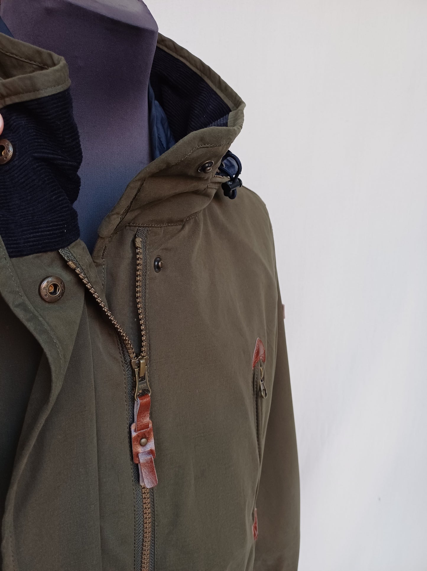 Human Nature Womens Nore Wax Jacket W/Removable Lining Size L