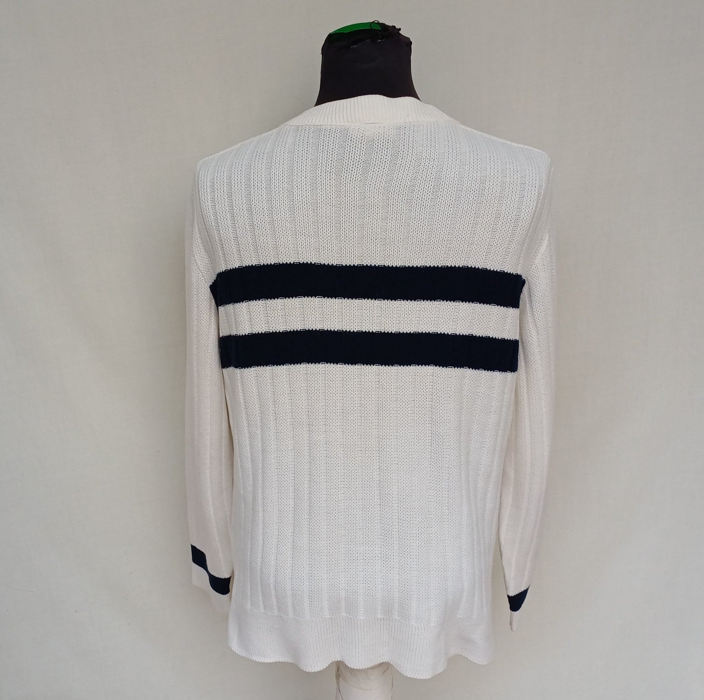 Vintage Chemise Lacoste Acrylic Button Cardigan Sweater Size 3/Mens M
