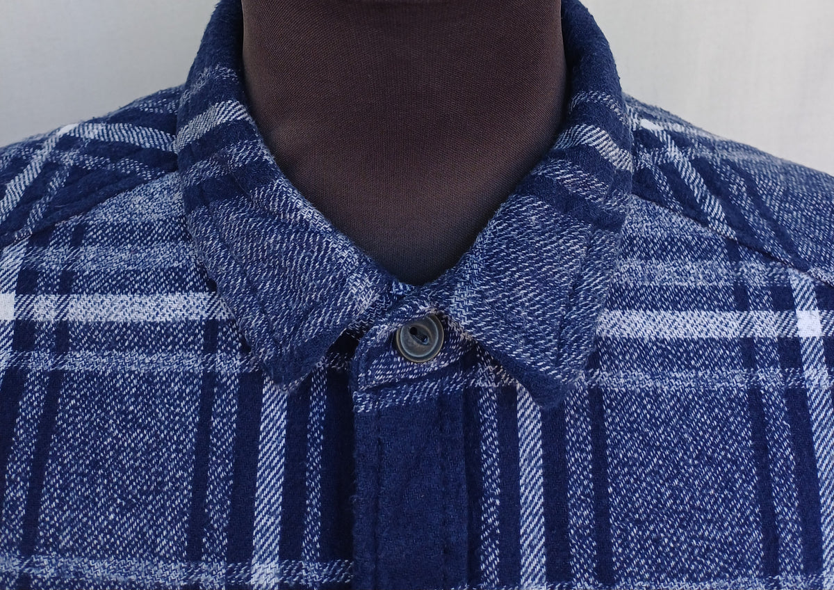Superdry Lumberjack Fit Plaid Button-Up Flannel Shirt Mens M