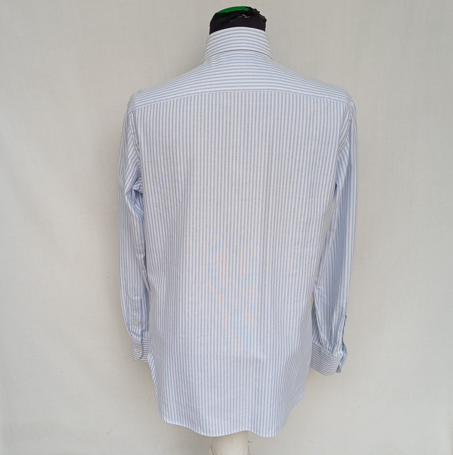 Borrelli Napoli Striped Button-Down Shirt Size 38/15/Mens M