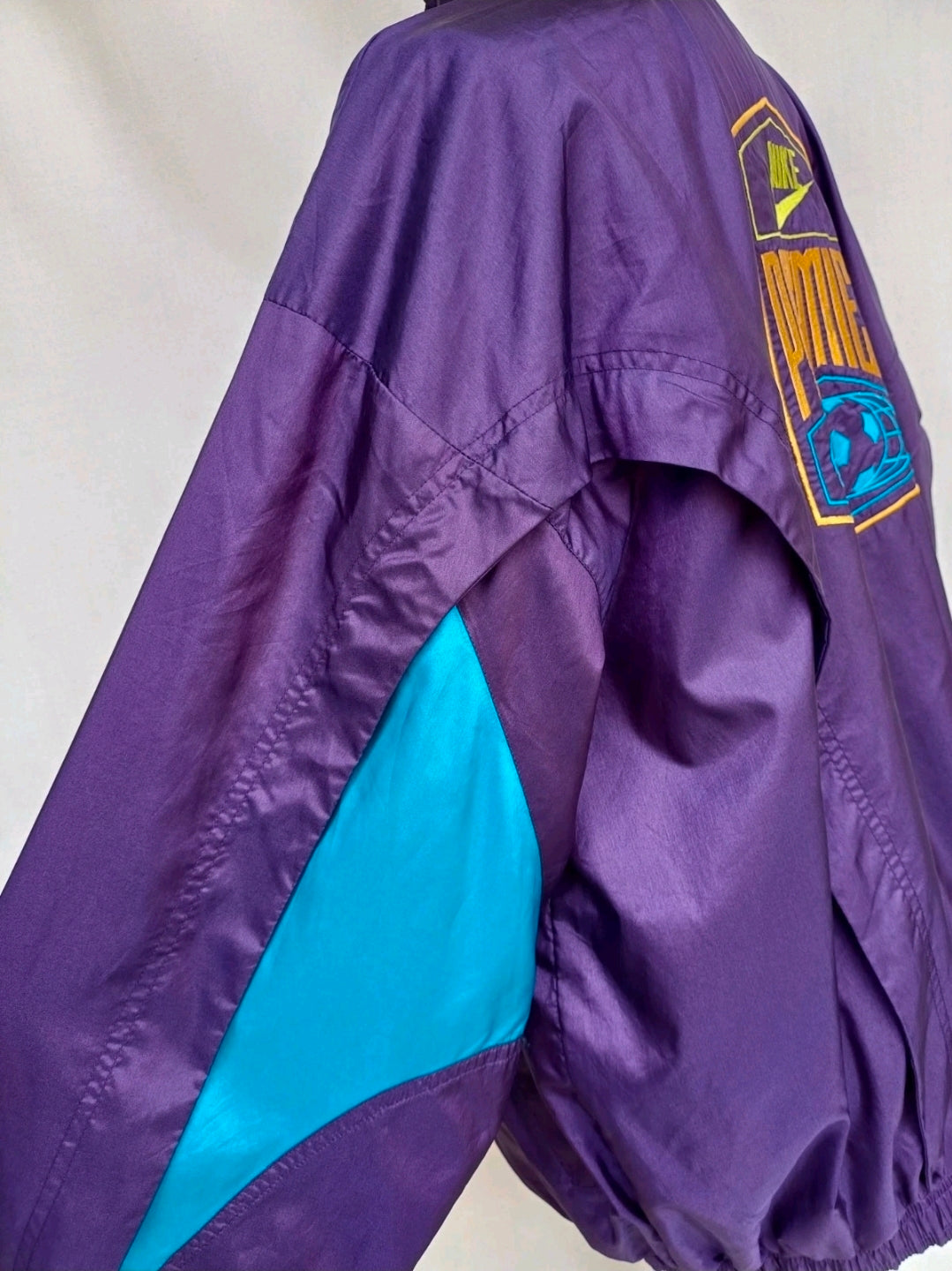 Vintage Nike Premier Big Logo Windbreaker Track Top Jacket Mens L