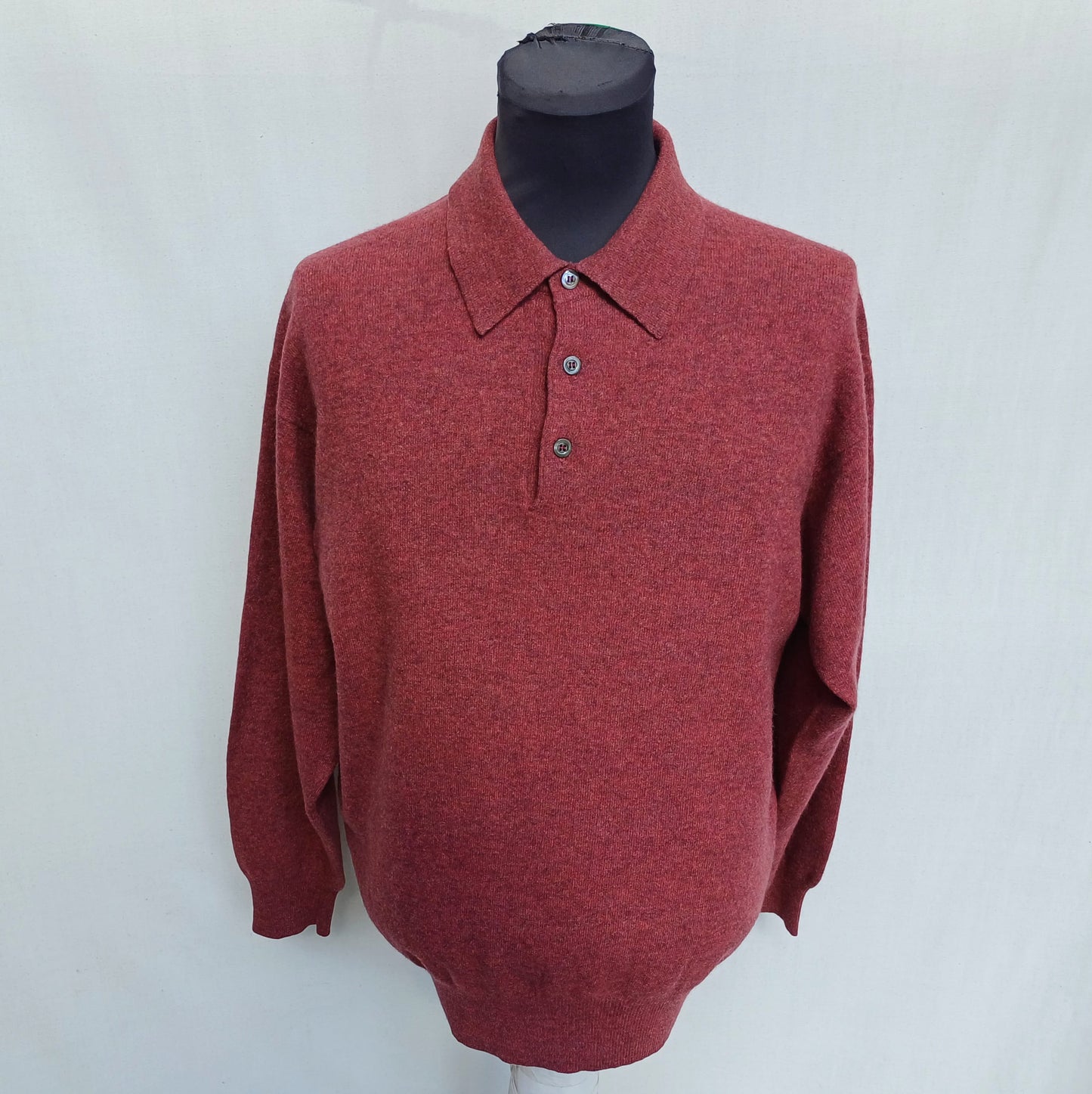 Ermenegildo Zegna Pure Lambswool Supergeelong Pullover Sweater Size 50