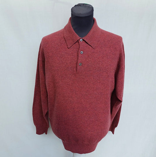 Ermenegildo Zegna Pure Lambswool Supergeelong Pullover Sweater Size 50