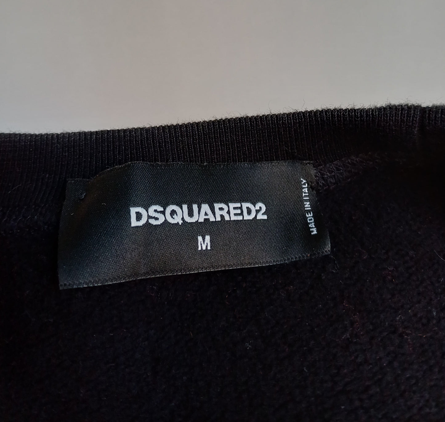 Dsquared2 Icon Logo Crew Neck Cotton Pullover Sweatshirt Mens M
