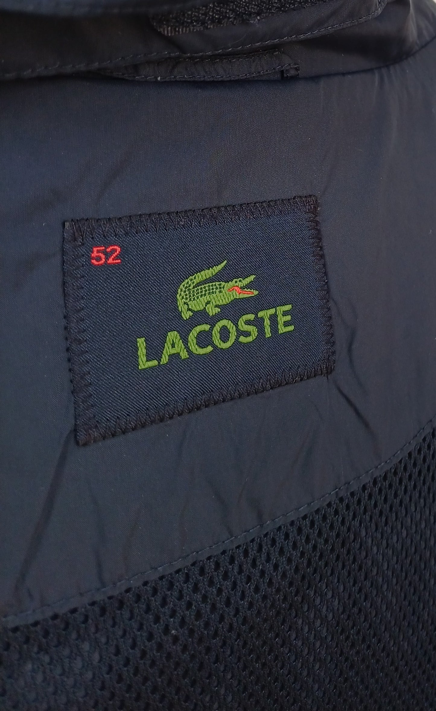 Lacoste Full Zip Nylon Hooded Jacket Size 52/Men's M