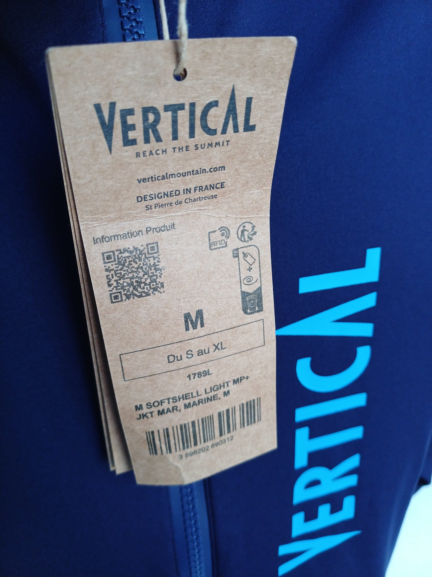 New With Tags Vertical MP+ Full Zip Softshell Jacket Mens M