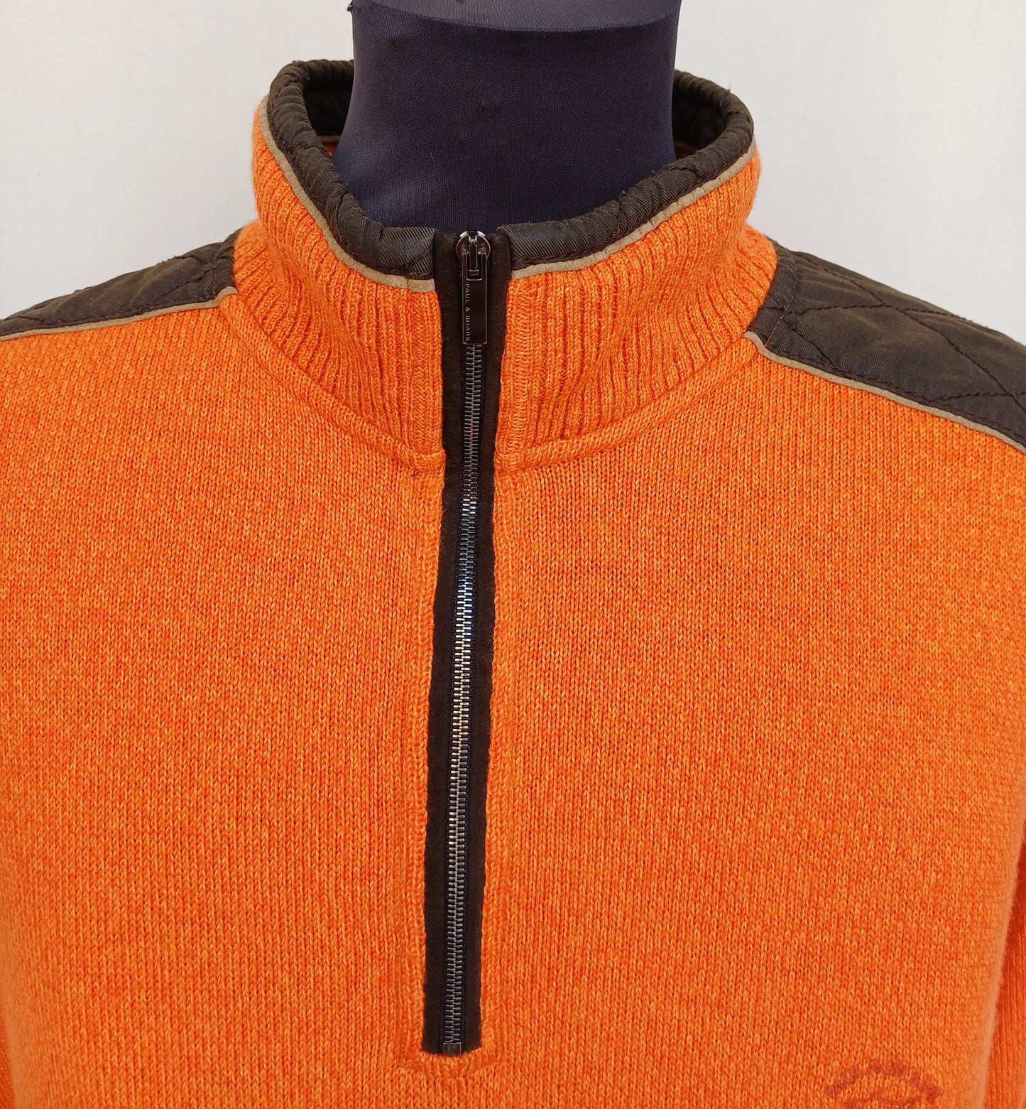 Paul & Shark Wool Zip Pullover Sweater Mens 6XL