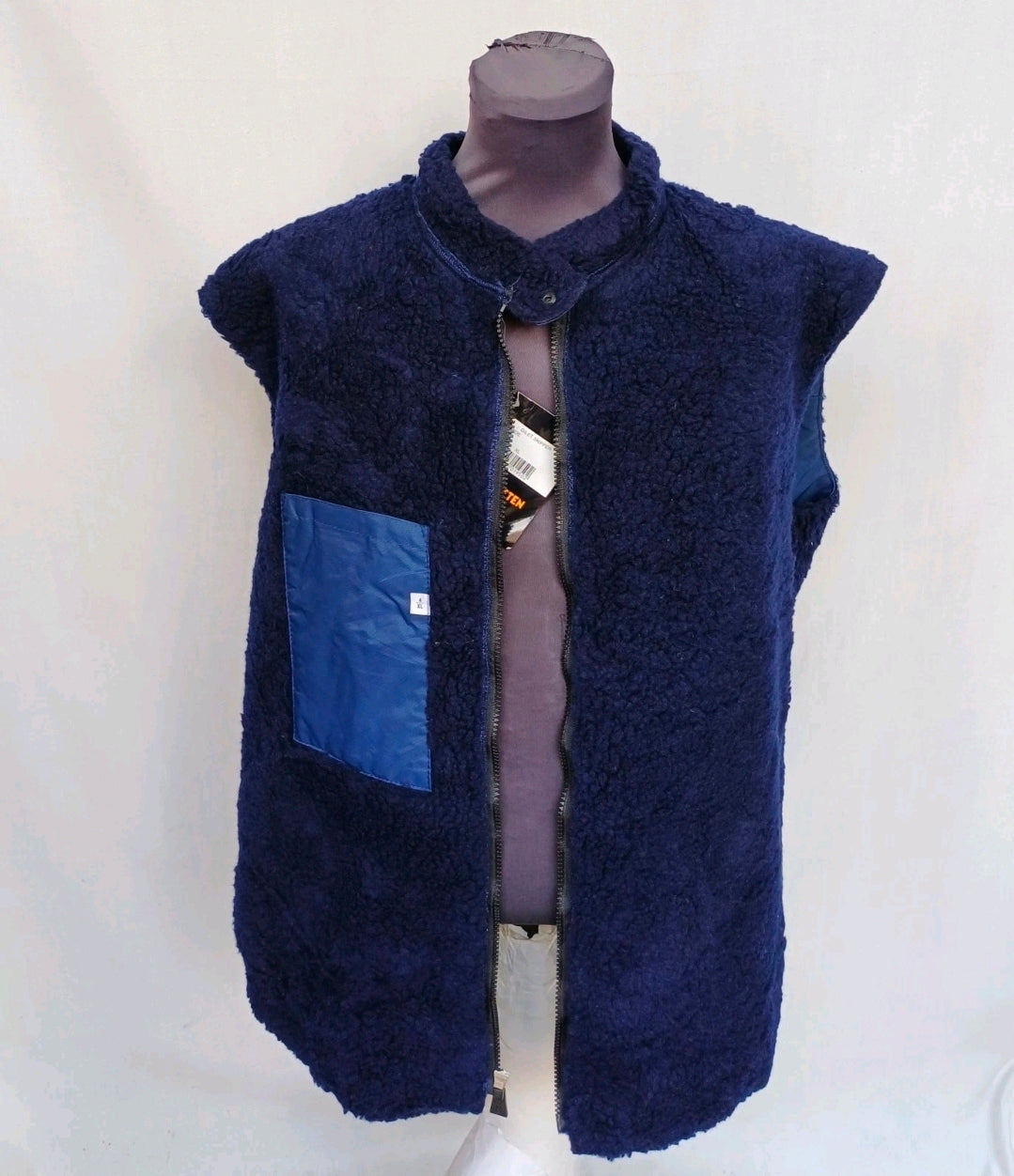New With Tags 80s Guy Cotten Fleece Lined Vest Marine Gilet Mens XL