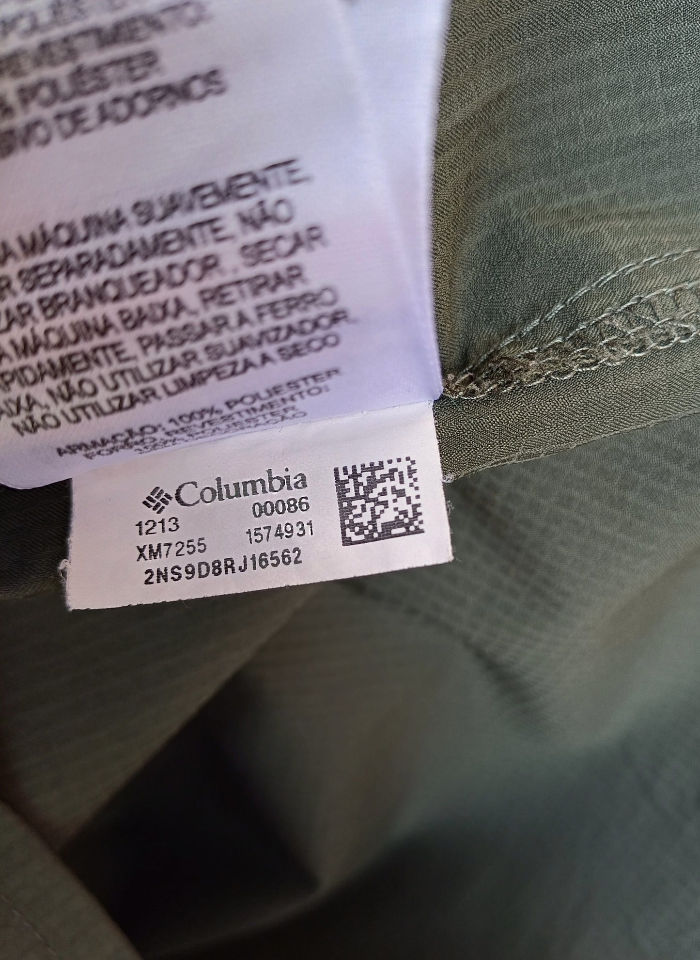 Columbia Omni-Shade Button-Up Shirt Mens L