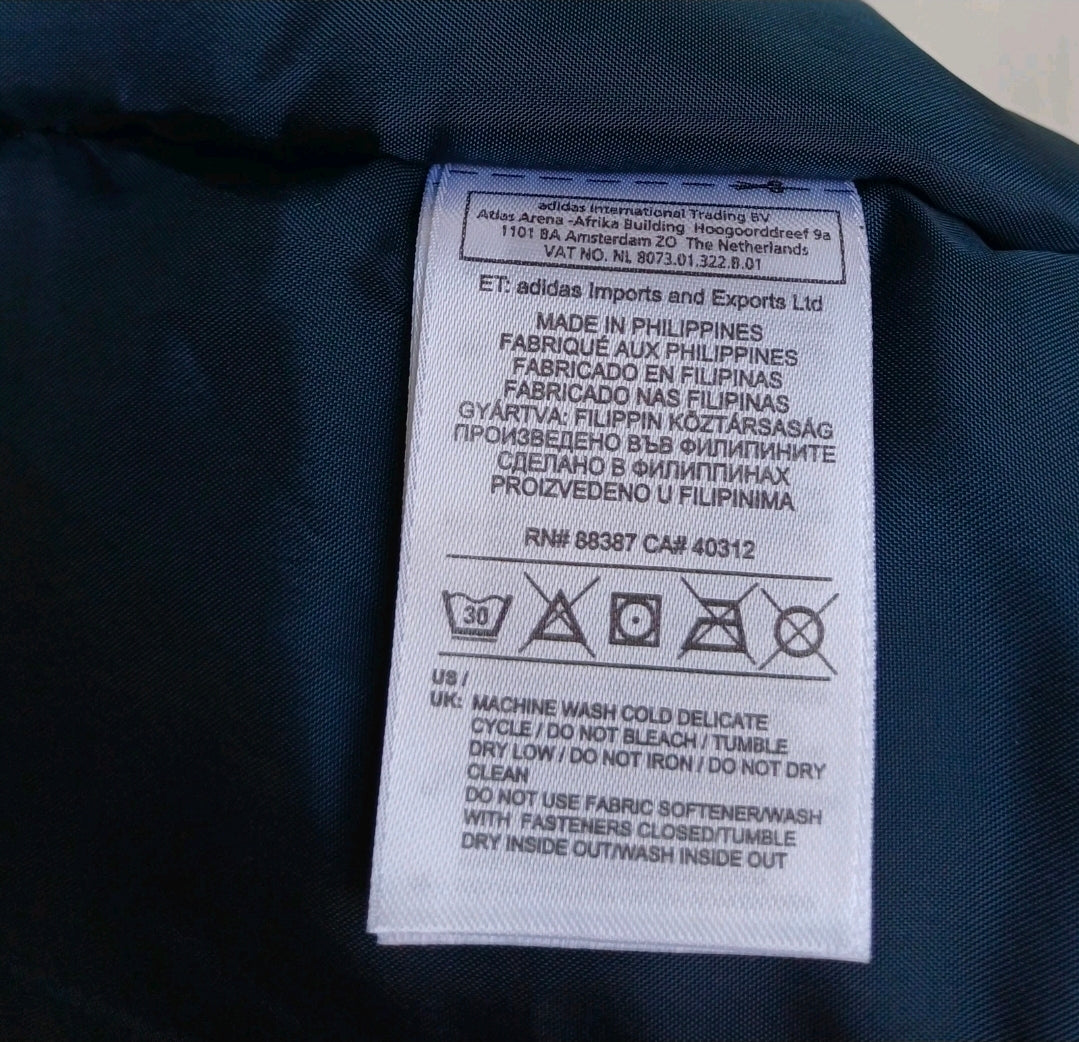 Adidas Universal All Weather Womens Zip Padded Jacket Size L