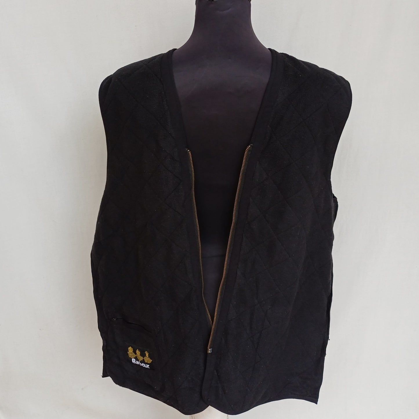 Barbour Polarquilt Waistcoat Zip In Vest Mens XL