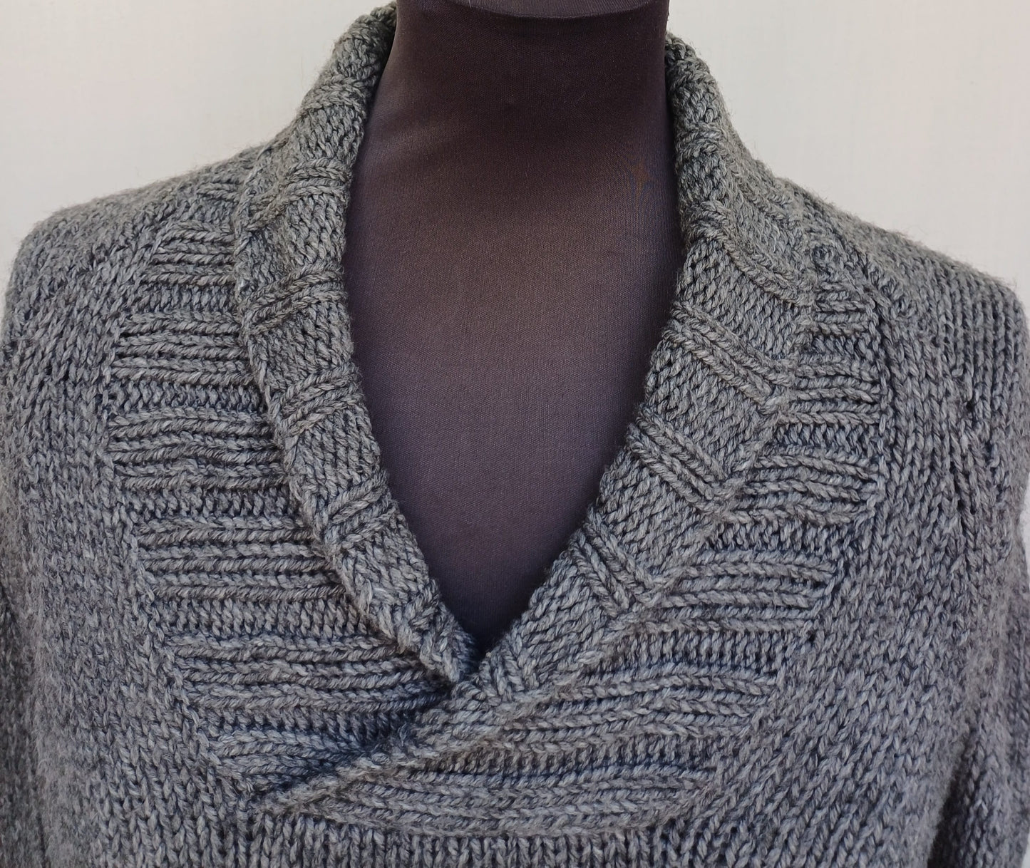 Calvin Klein Shawl Collar Acrylic/Wool/Alpaca Knit Sweater Mens S/M