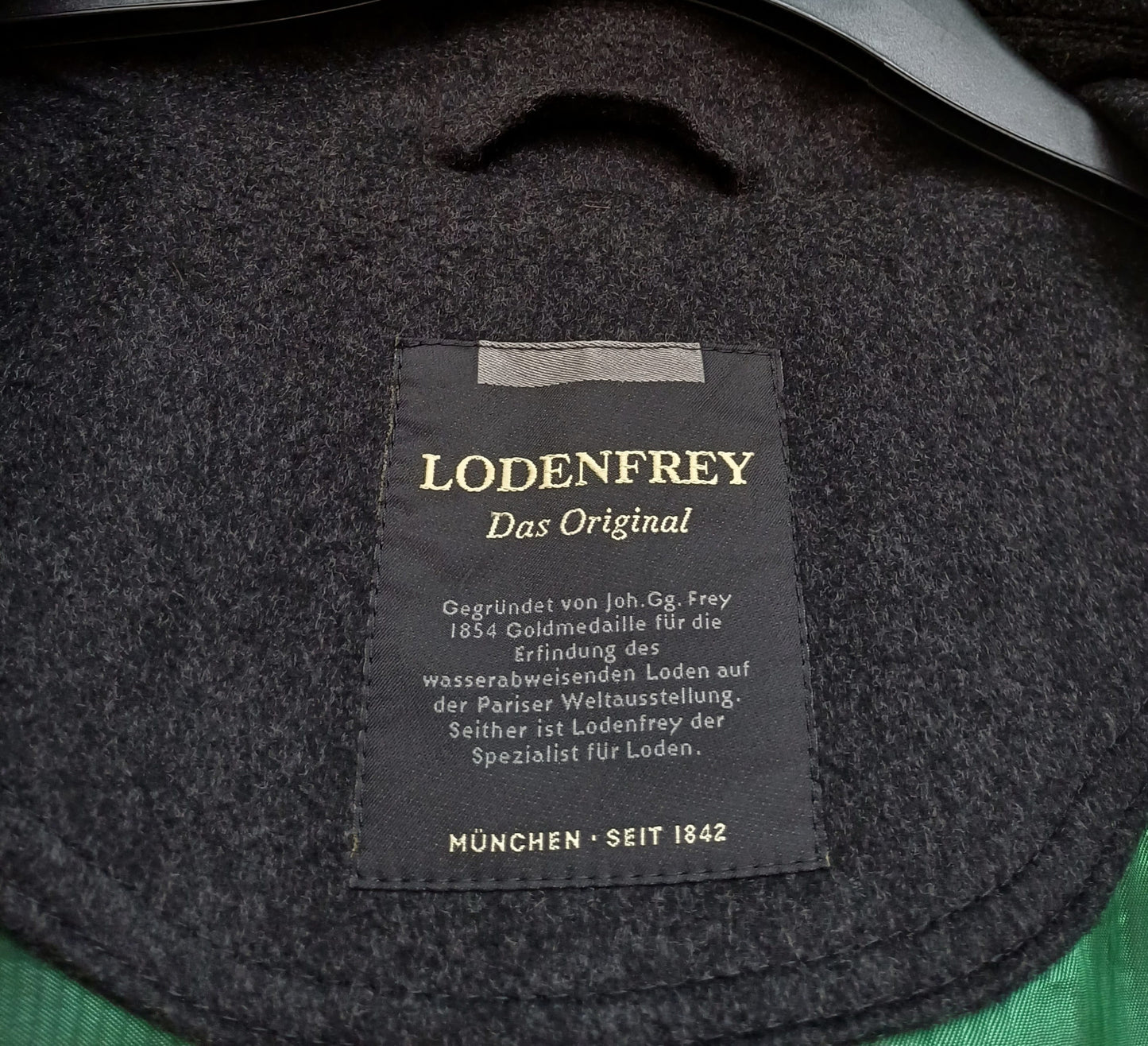 Lodenfrey Mens Wool/Cashmere Button Long Coat Overcoat Size EU 58/60-2XL/3XL