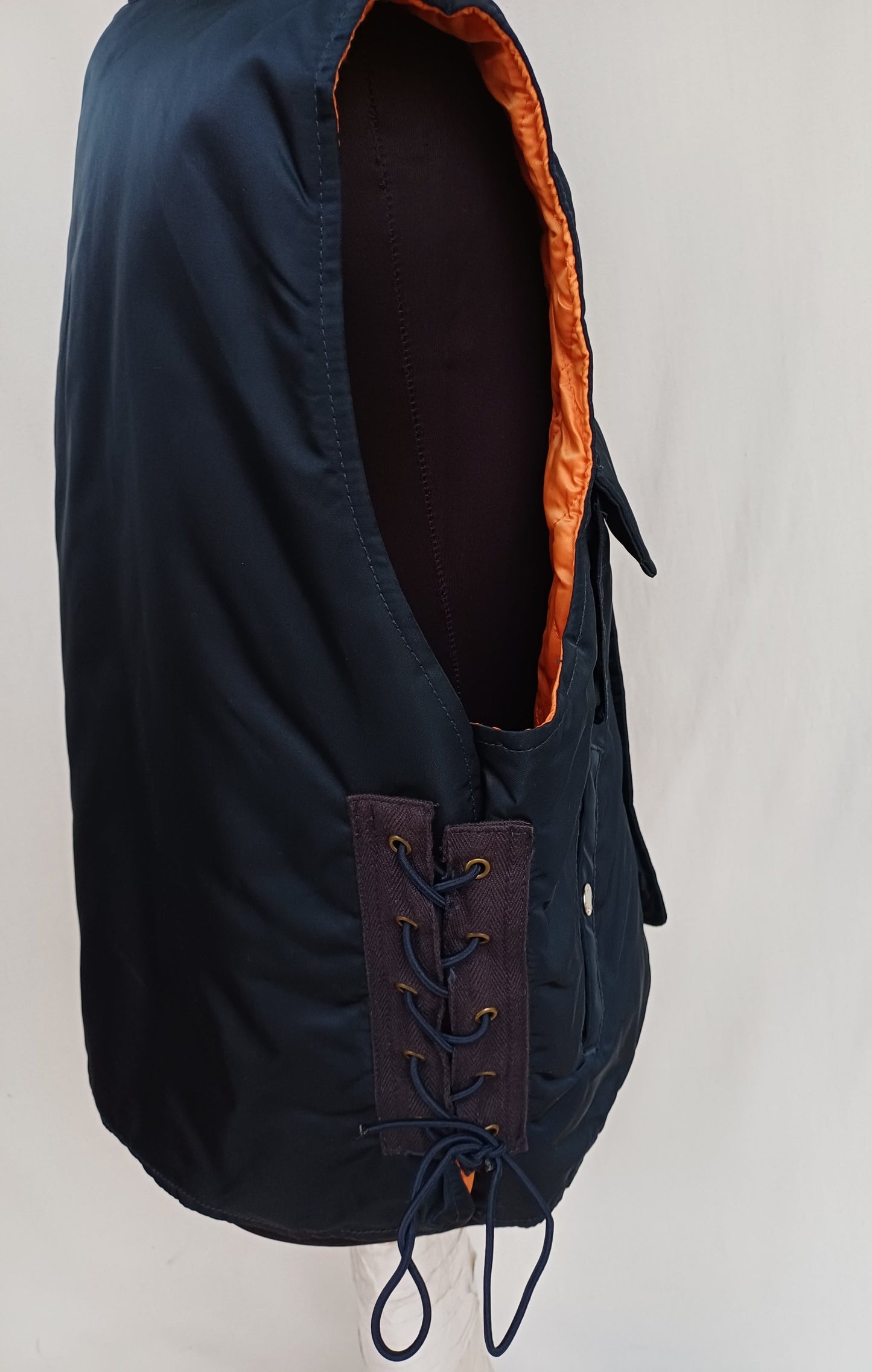 New Without Tags 90s Schott Nylon Flyer Vest Mens L