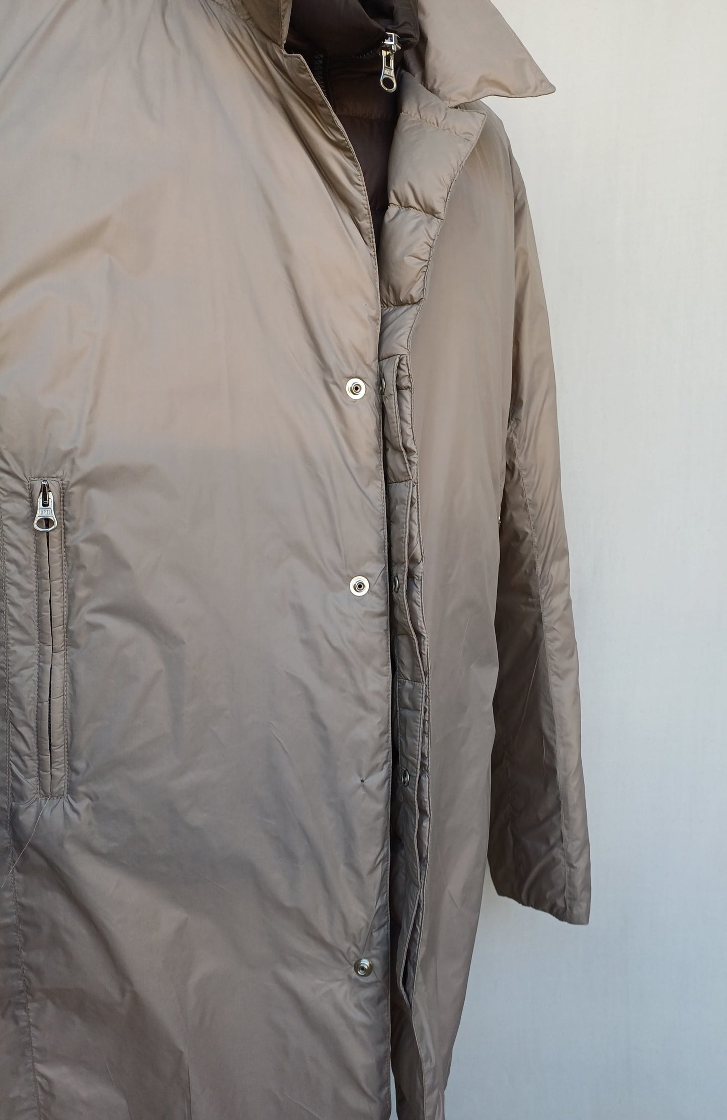 Vuarnet Mens Zip/Snap Puffer Feather Long coat Size 54