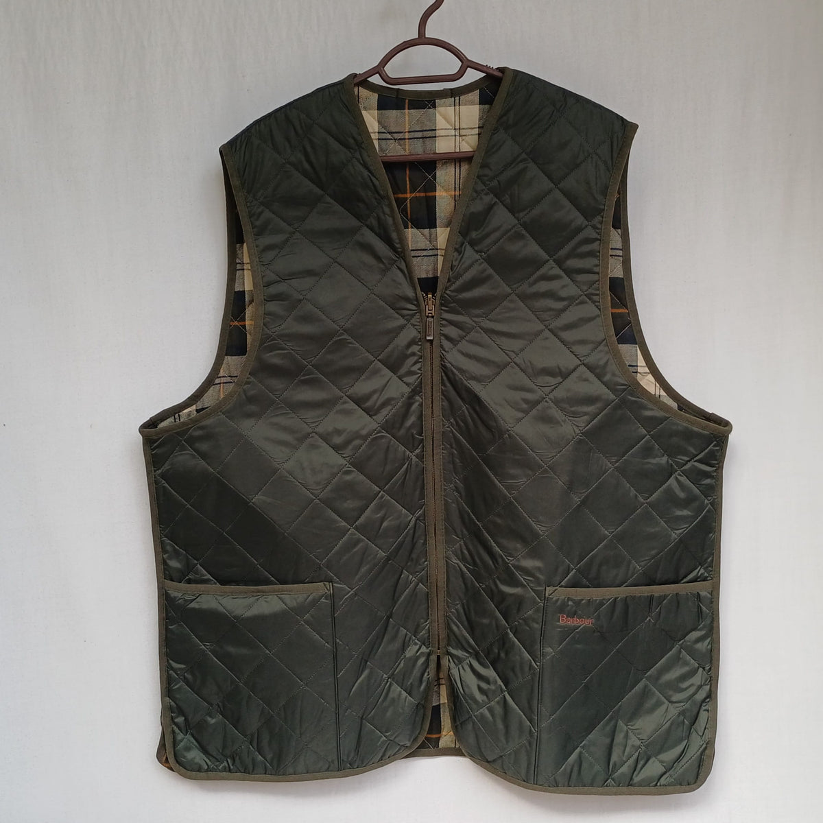 Barbour Quilted Waistcoat/Zip In Liner Vest Mens XL/2XL