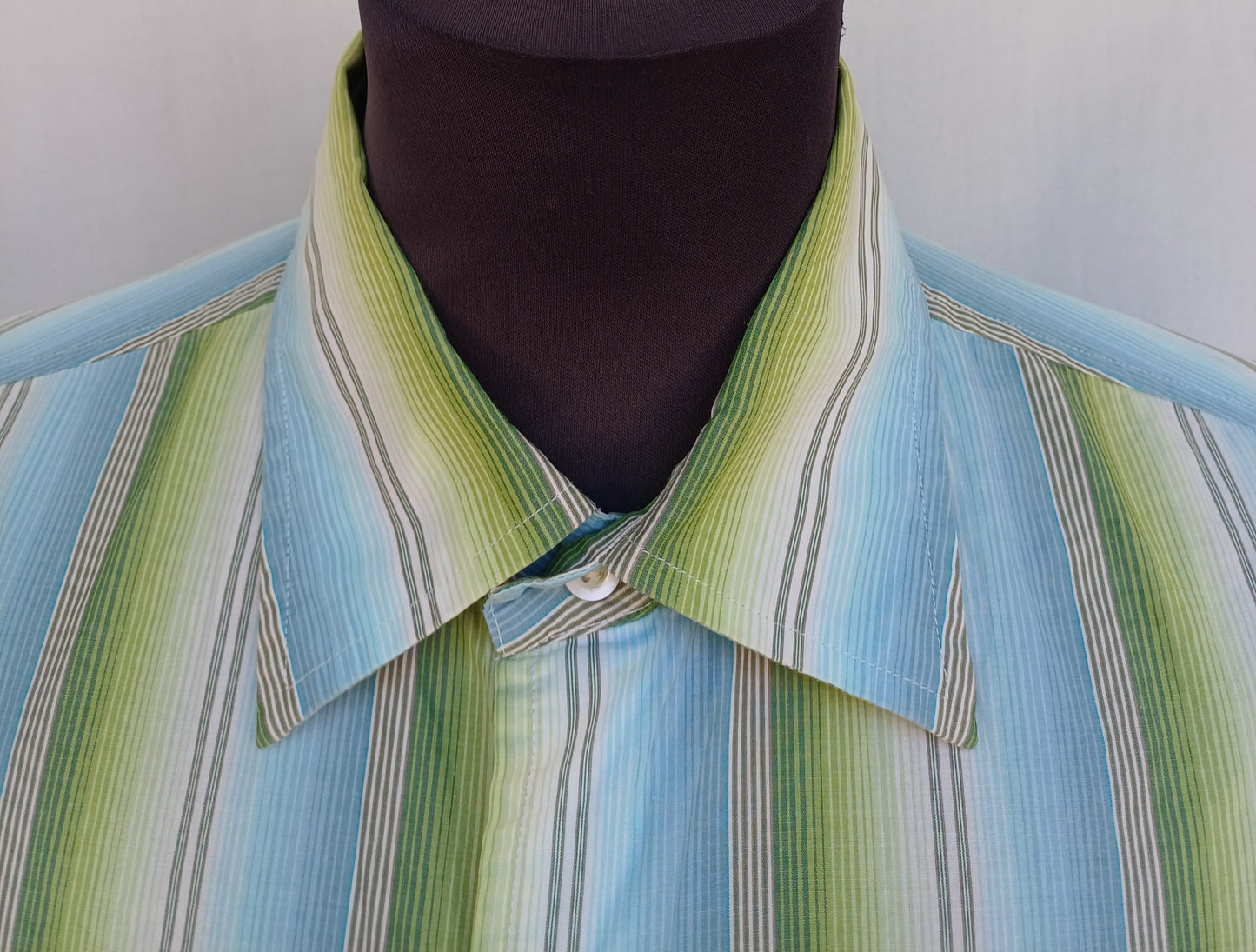 Banana Republic Cotton Striped Button-Up Shirt Mens M