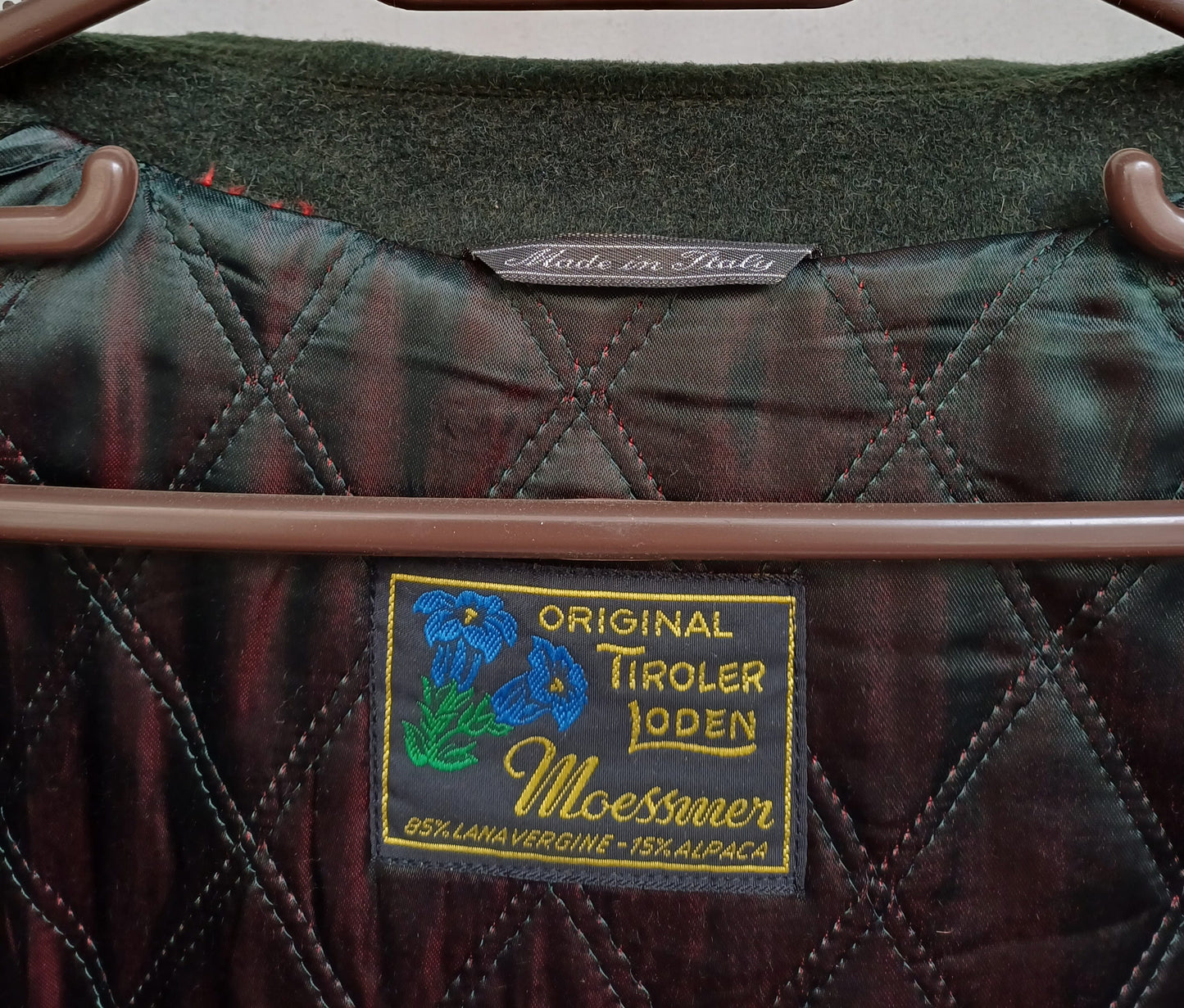 Tiroler Loden Moessmer Mens Wool/Alpaca Duffle Coat Long Overcoat EU 48