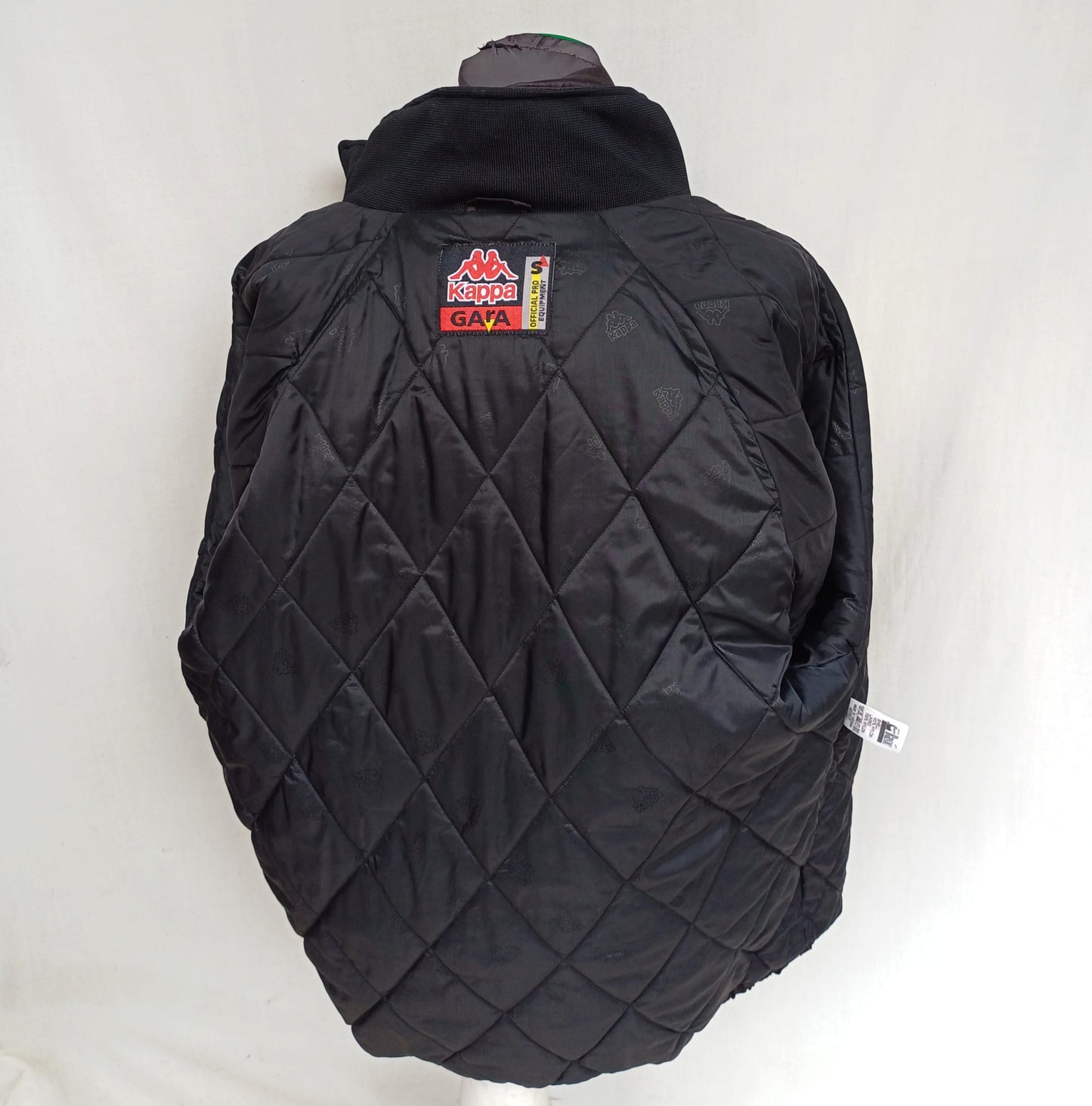 Vintage 90s Juventus Kappa Hooded Bench Coat Mens S