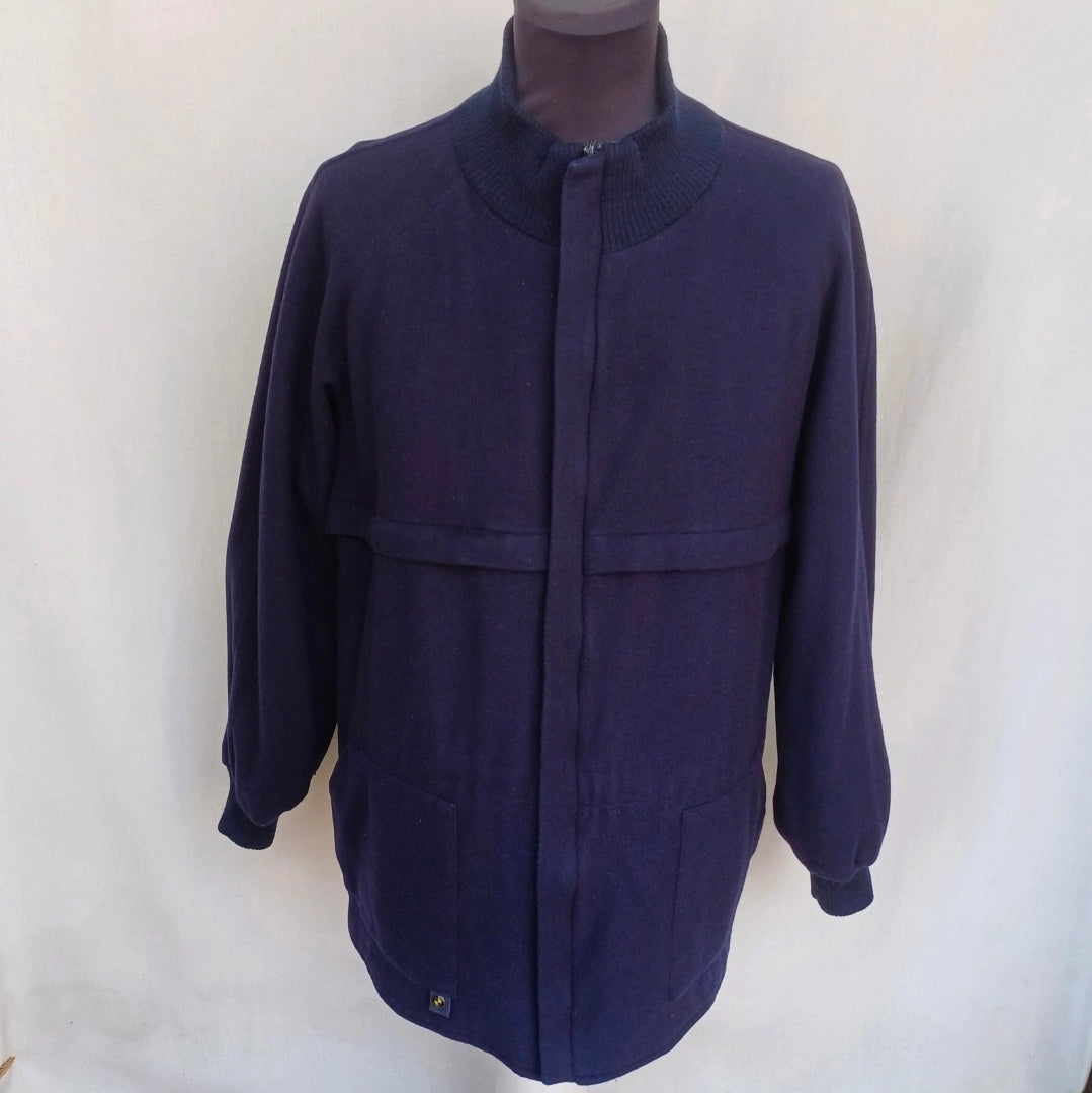 Vinatge 80s BMW M Style Head Reversible Wool/Cashmere Jacket Size 52/Mens L