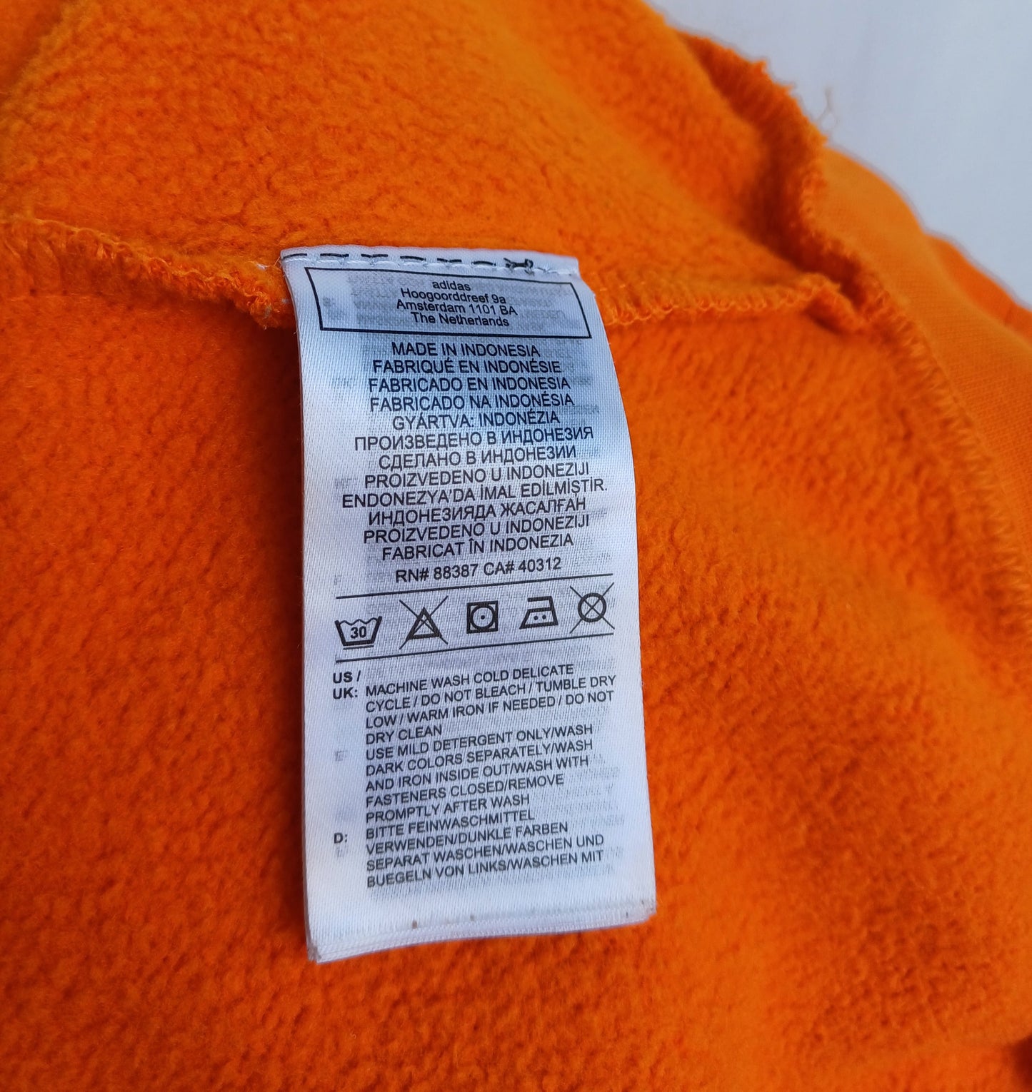 Adidas Adventure Field Zip Pullover Hoodie Mens XL Oversized