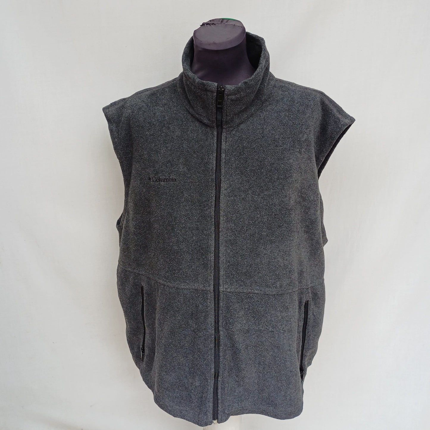 Vintage Columbia Full Zip Fleece Vest Gilet Mens 2XL