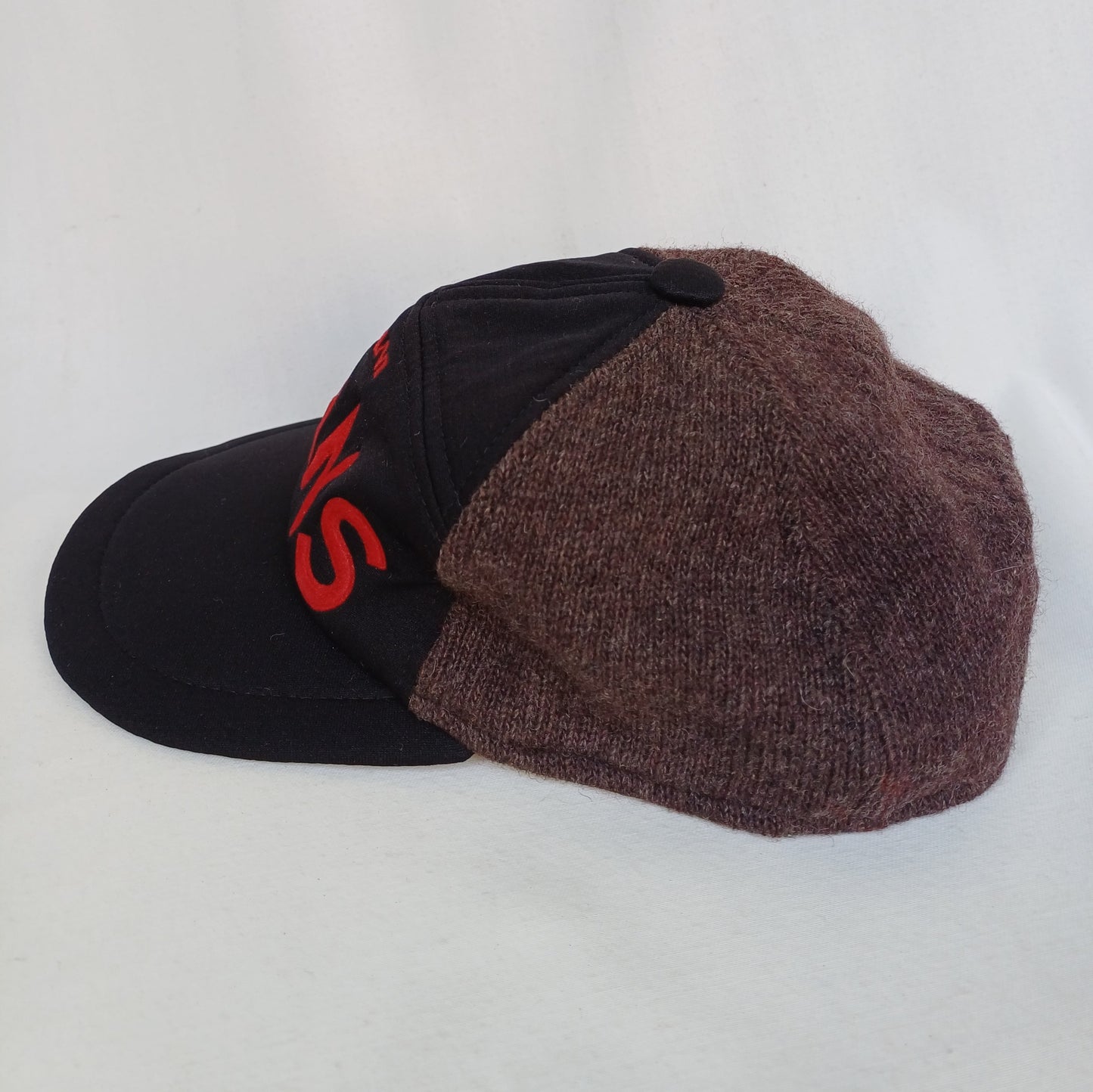 Vintage Armani Jeans 7 Panel Wool Cap/Hat Mens Medium/56 cm