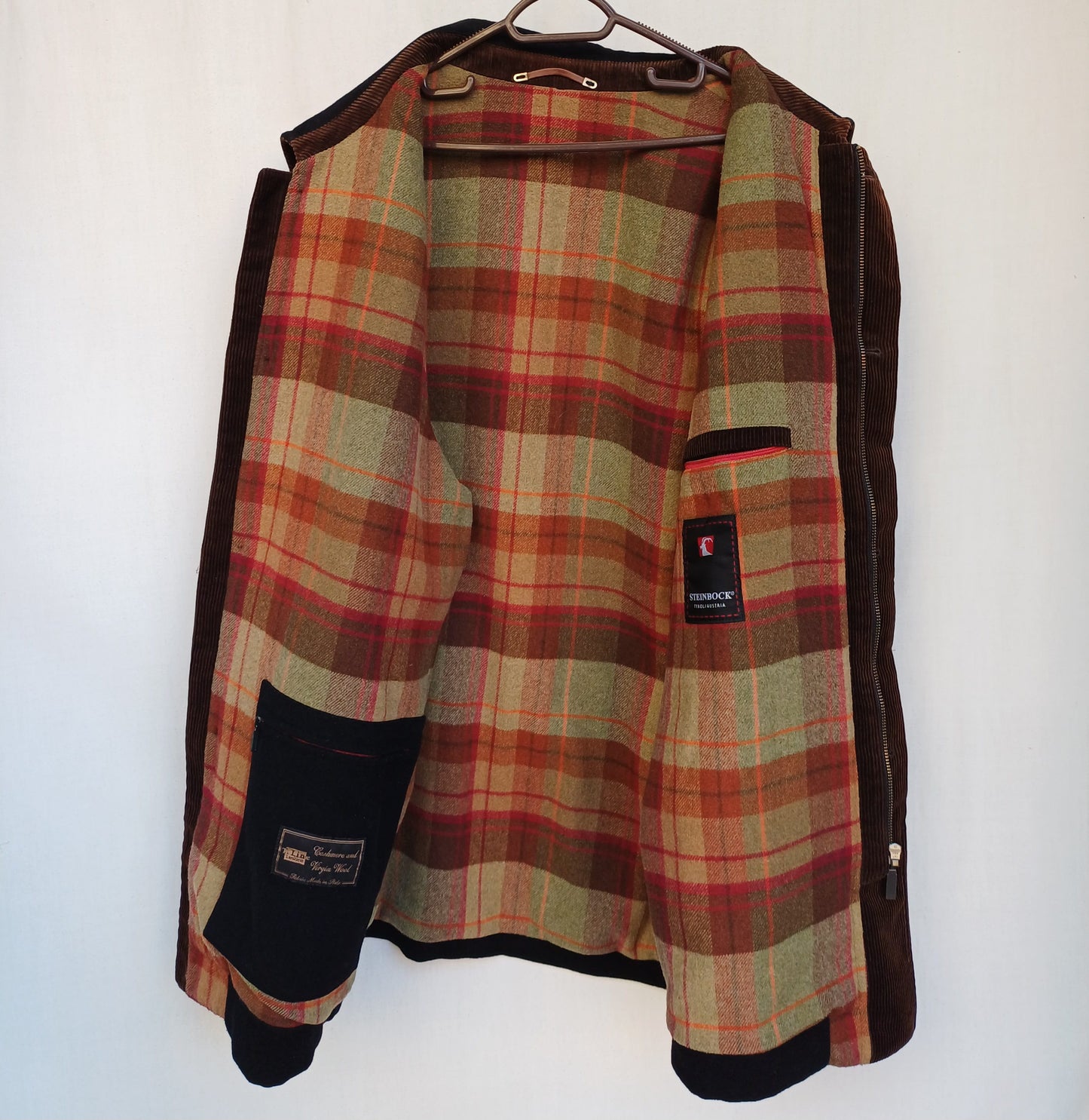 Steinbock Tirol Austria Mens Wool/Cashmere Button Coat Overcoat EU 54/US 44