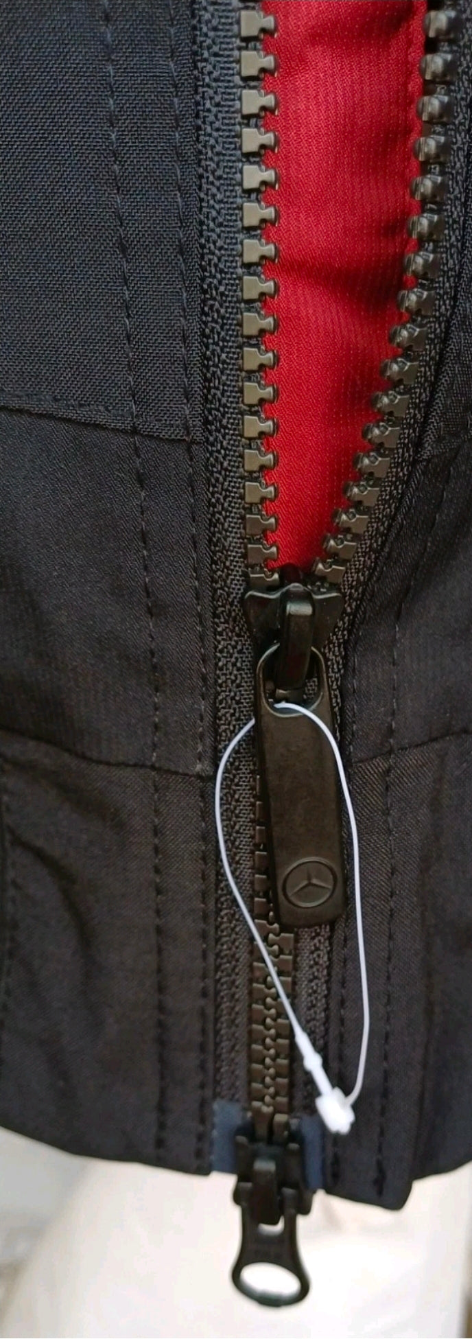 New With Defect Mercedes Benz Zip Padded Truck Jacket Coat Mens 2XL