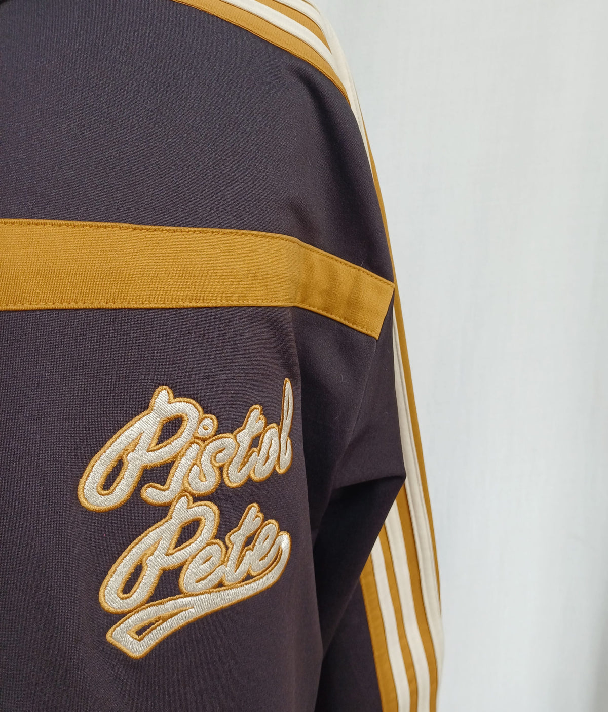 Vintage Adidas Pistol Pete Track Top Jacket Mens L Oversized