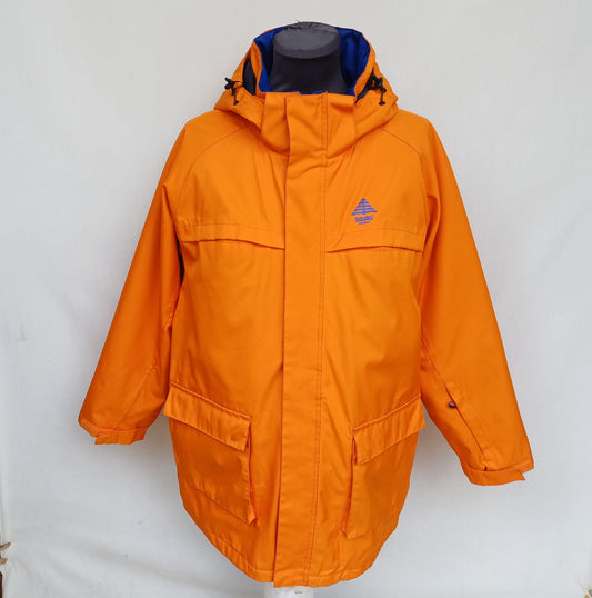 Berg Outdoor Zip/Snap Waterproof Hooded Jacket Mens L/XL