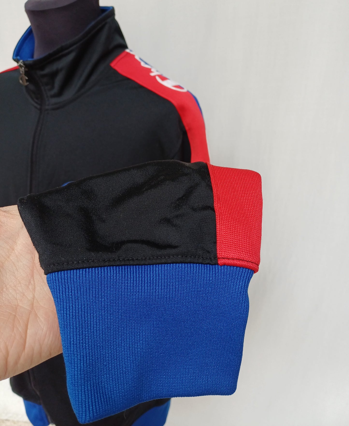 Champion Taped Logo Full Zip Track Top Jacket Mens XL