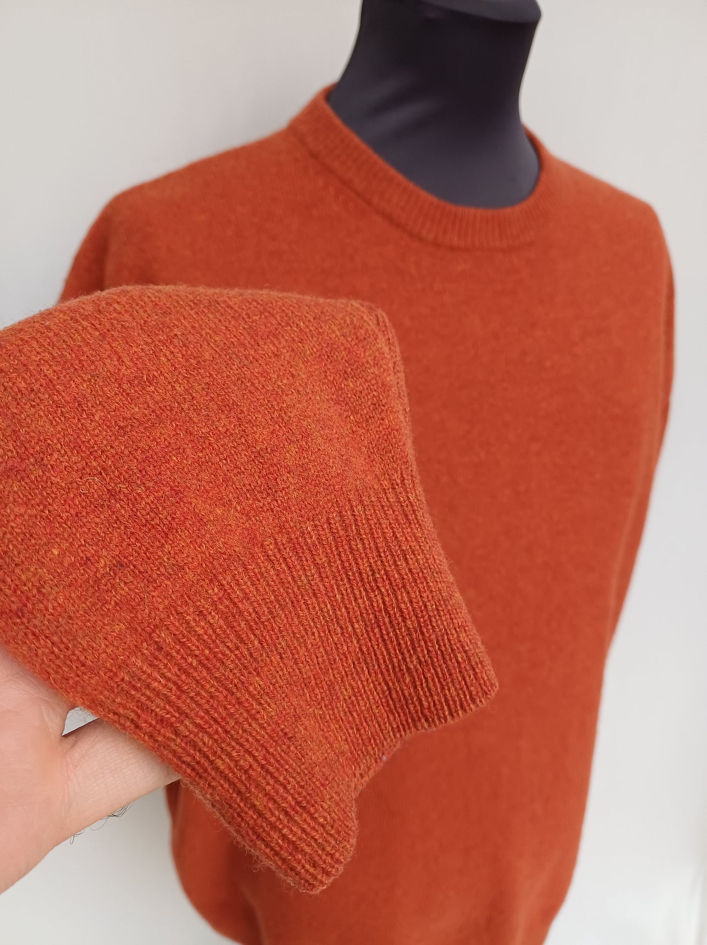 Peter Fitch Lambswool Crew Neck Sweater Jumper Size EU 58/Mens 3XL