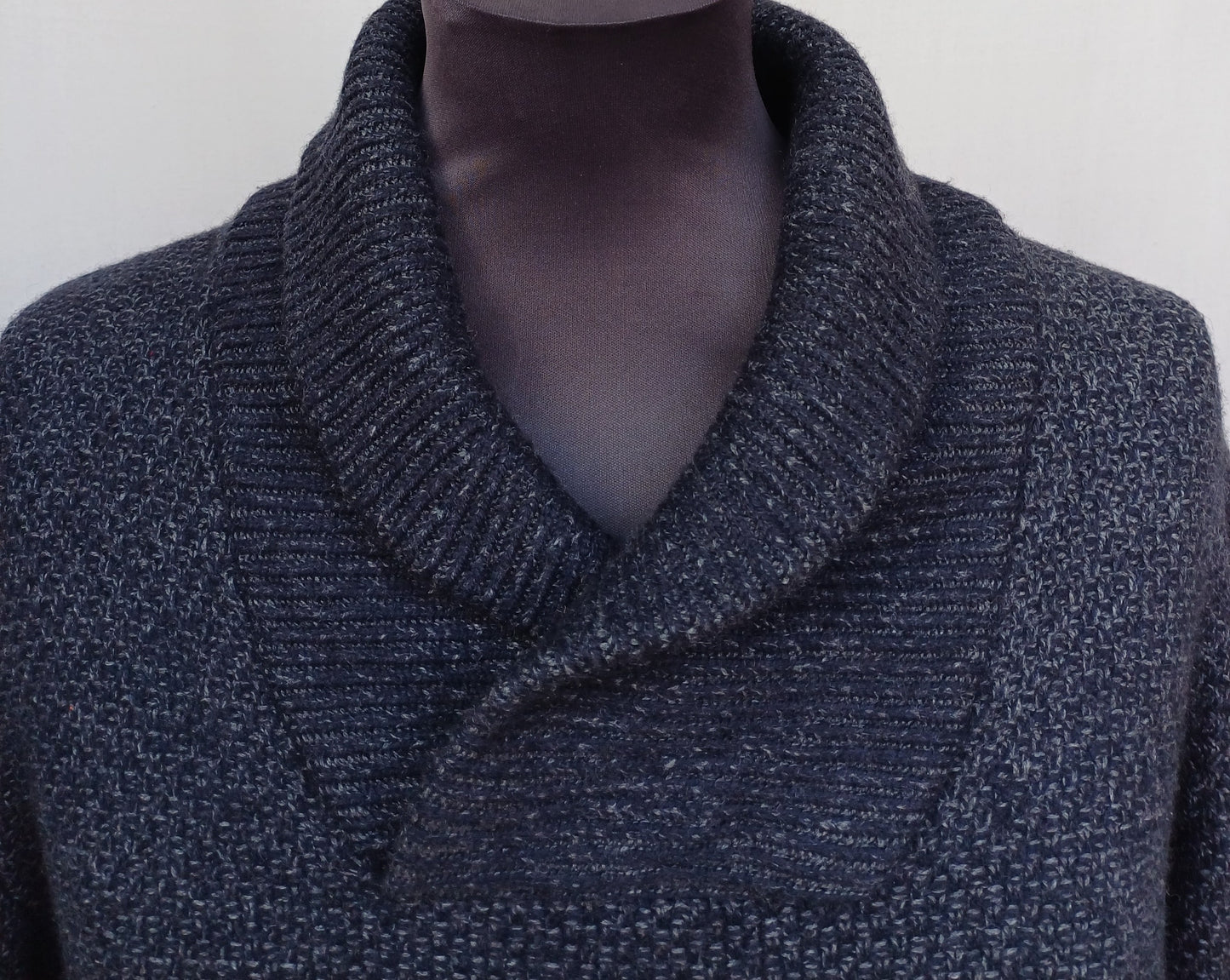 Hugo Boss Slim Fit Shawl Neck Pullover Sweater Mens XL Fits L