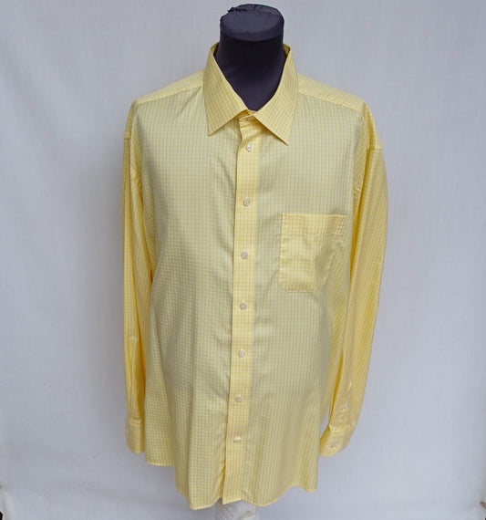 Eton Classic Fit Striped Button-Up Shirt Size 47/18.5/Mens 3XL