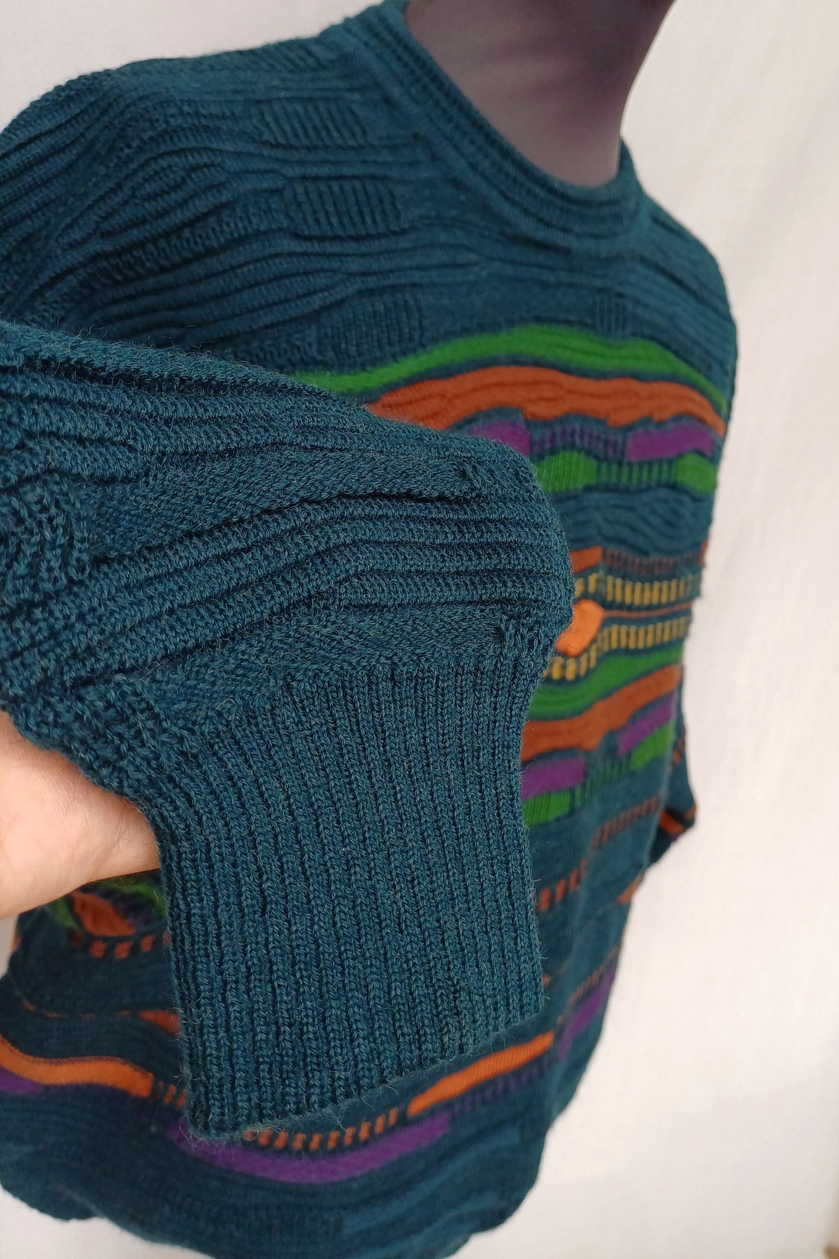 Vintage Limnos Australia Pure Wool Crew Neck Sweater Mens M