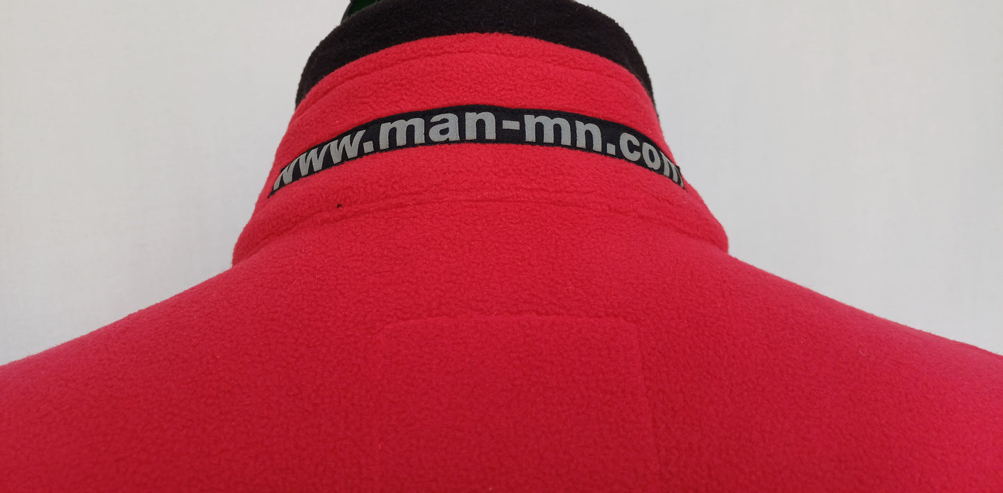 Man Full Zip Fleece Vest Gilet Mens L