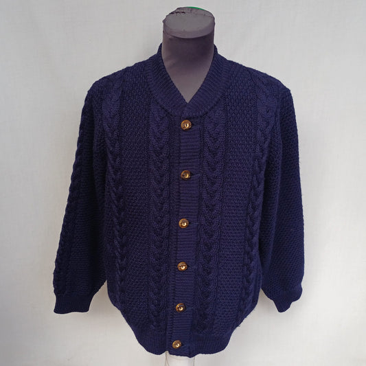 Vintage Hundt Modell Germany Button Knit Cardigan Size 52 Fits Mens L