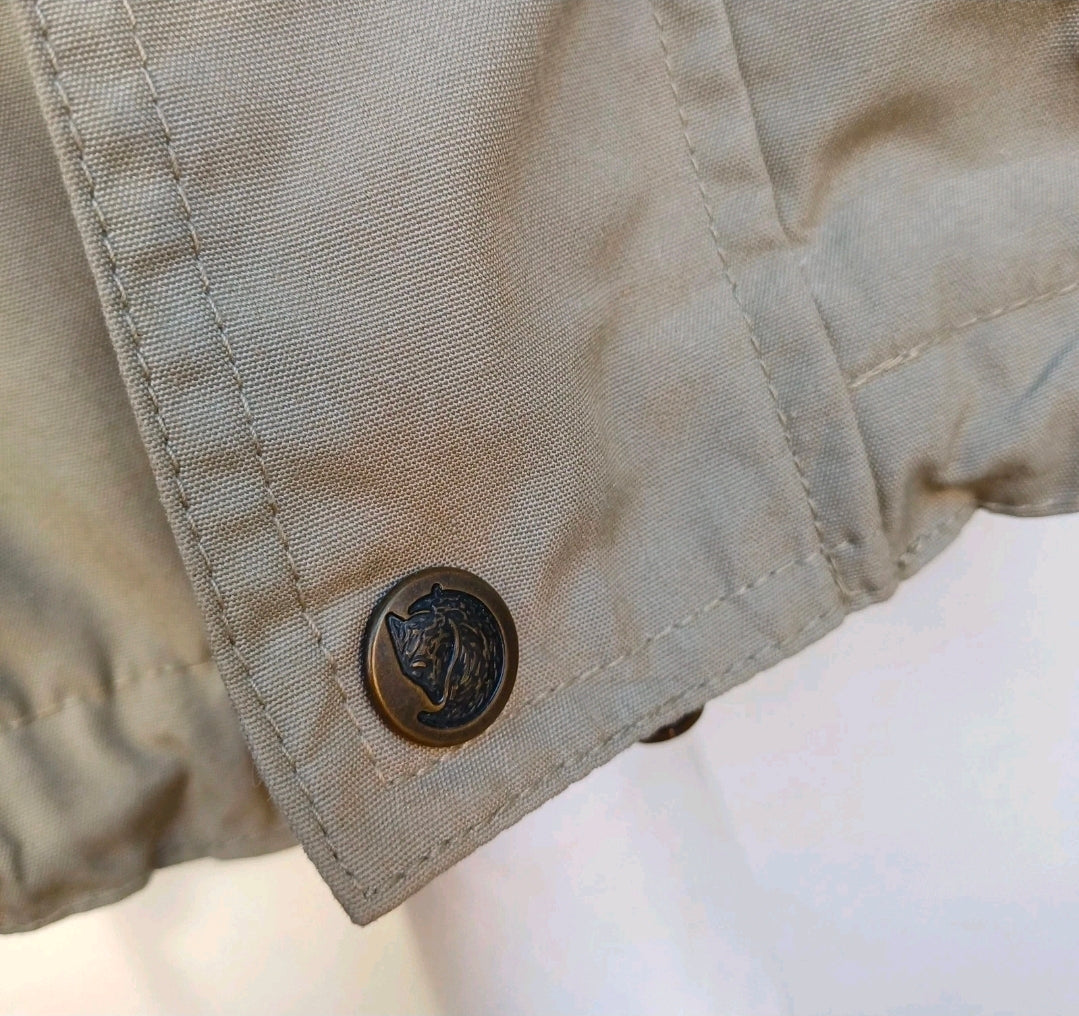 Vintage Fjallraven G-1000 Reporter Vest Mesh Lining Multi Pockets Mens XL