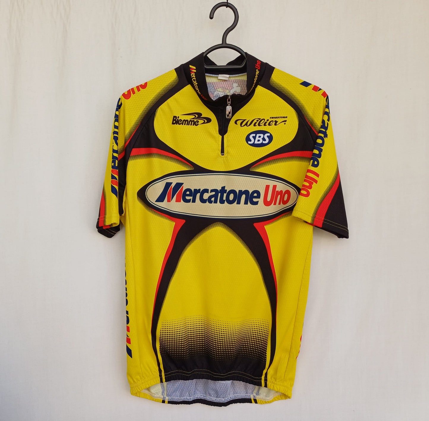 Mercatone Uno Biemme Short Sleeve Cycling Jersey Mens L