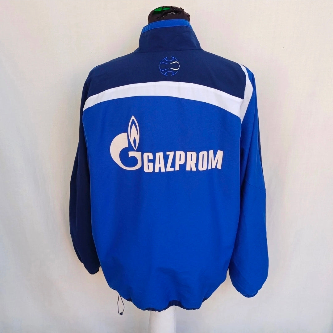 Schalke 2007/2008 Adidas Mesh Lining Zip Track Top Jacket Mens L